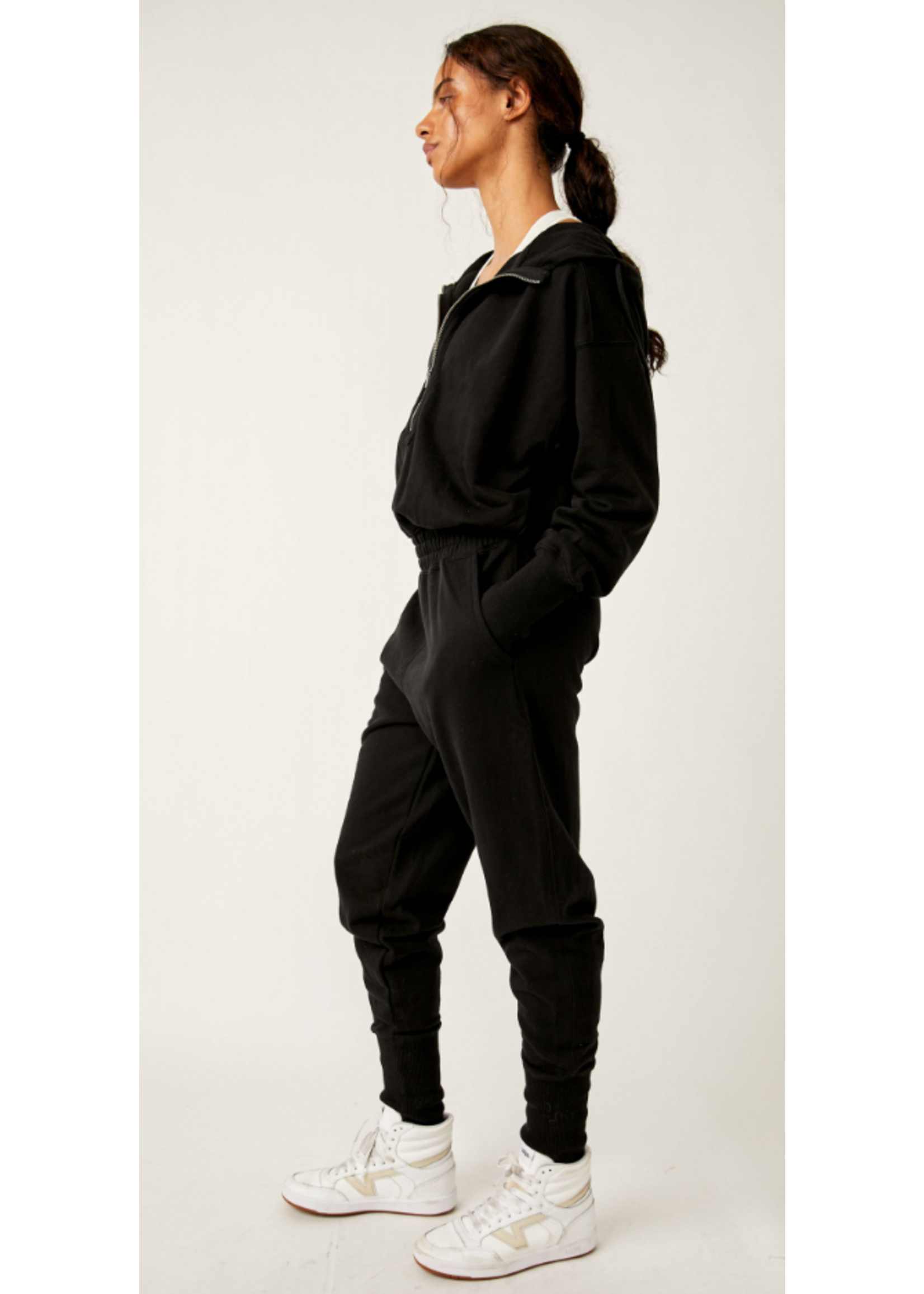 Free People Training Day Jumpsuit - Black