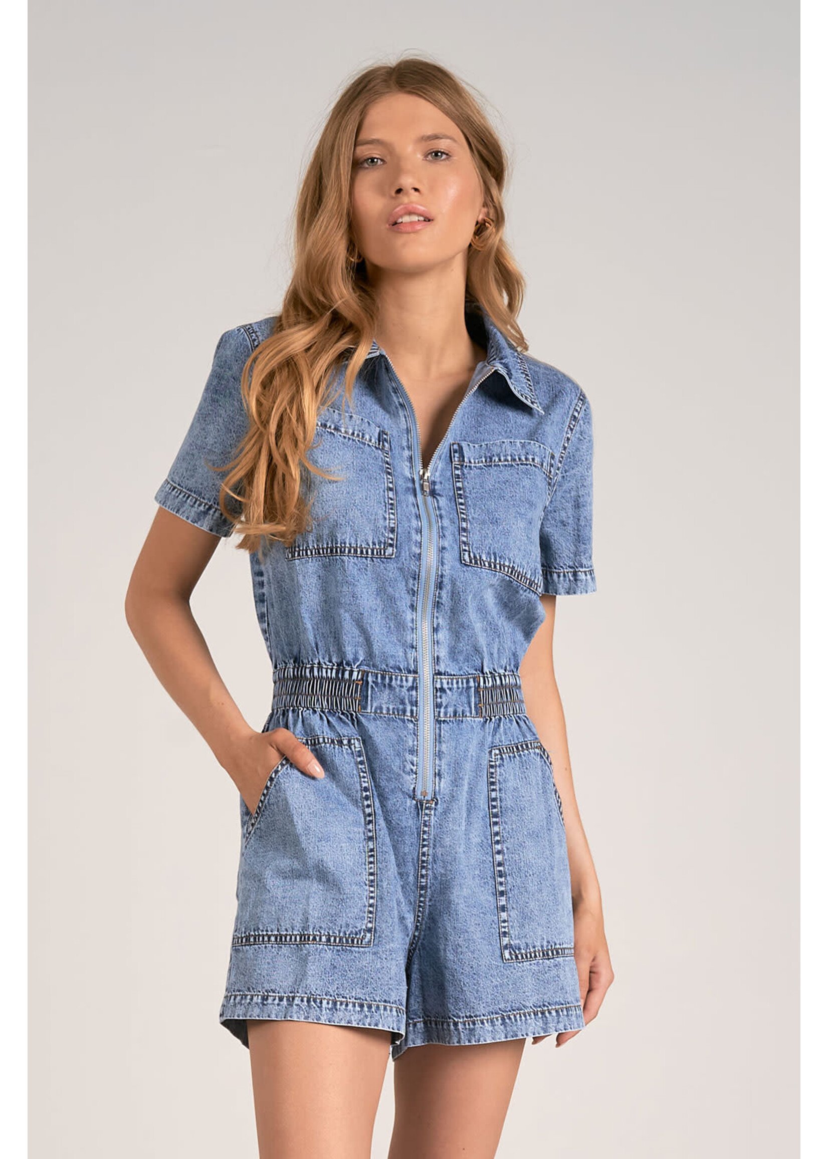 Denim Affair Romper