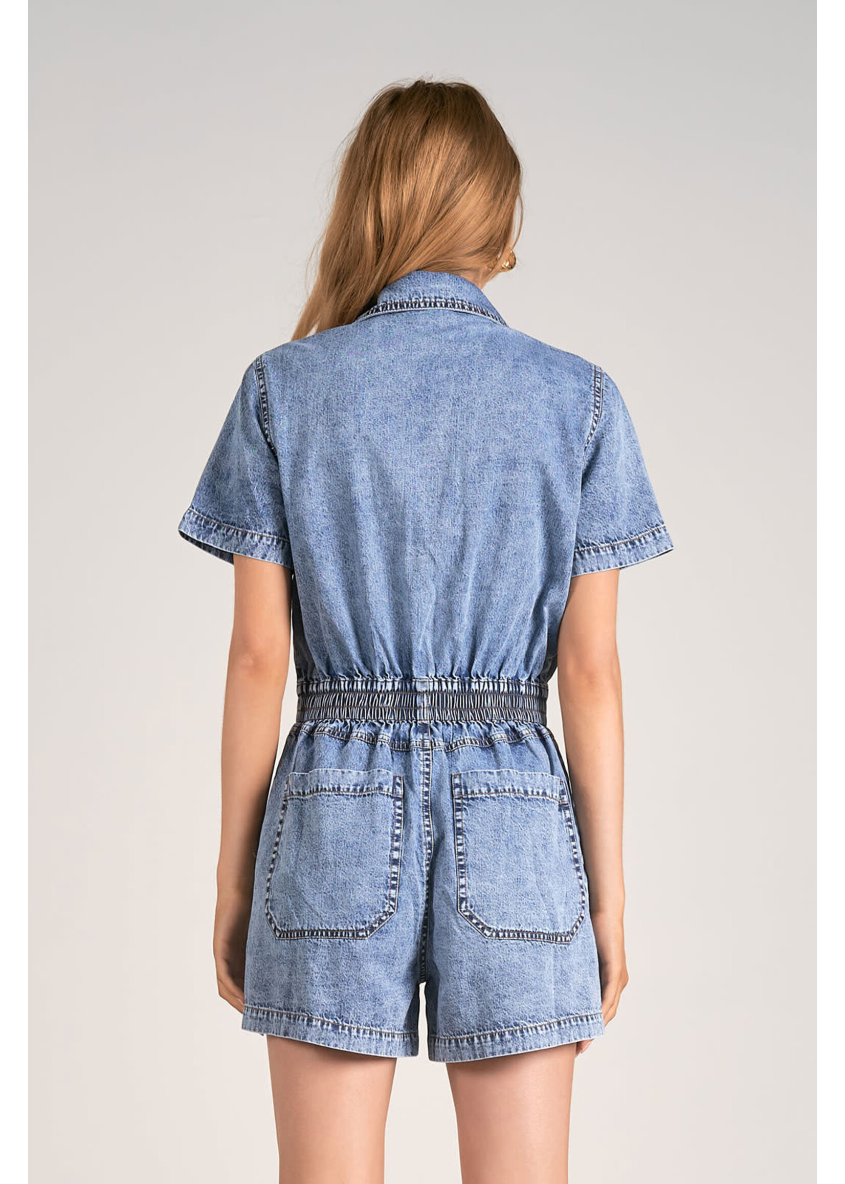 Denim Affair Romper