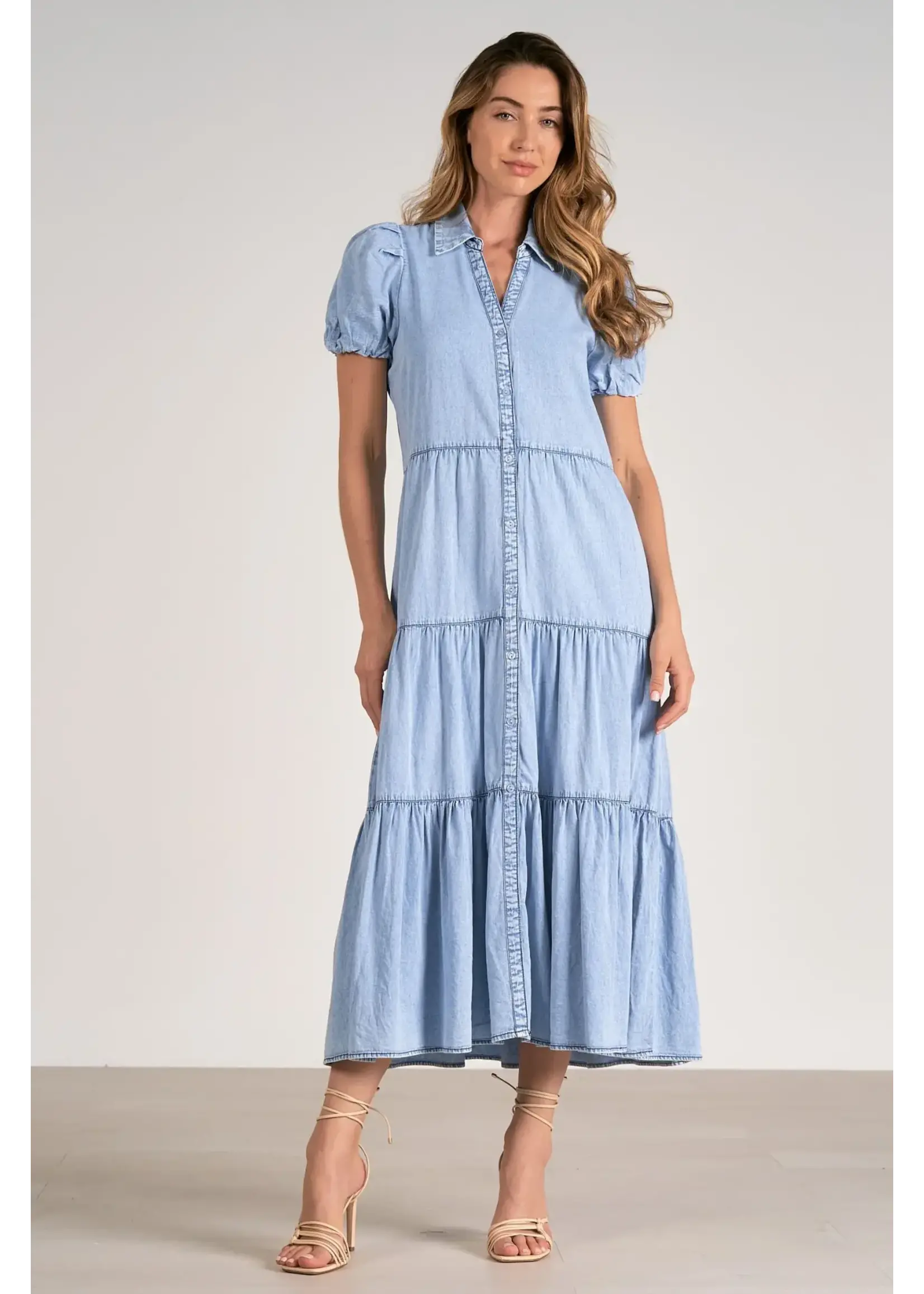 Charleigh Denim Maxi Dress