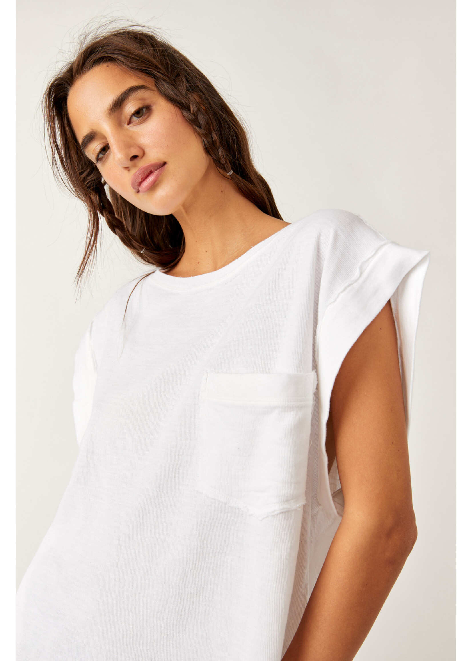 Free People Our Time Tee - Ivory