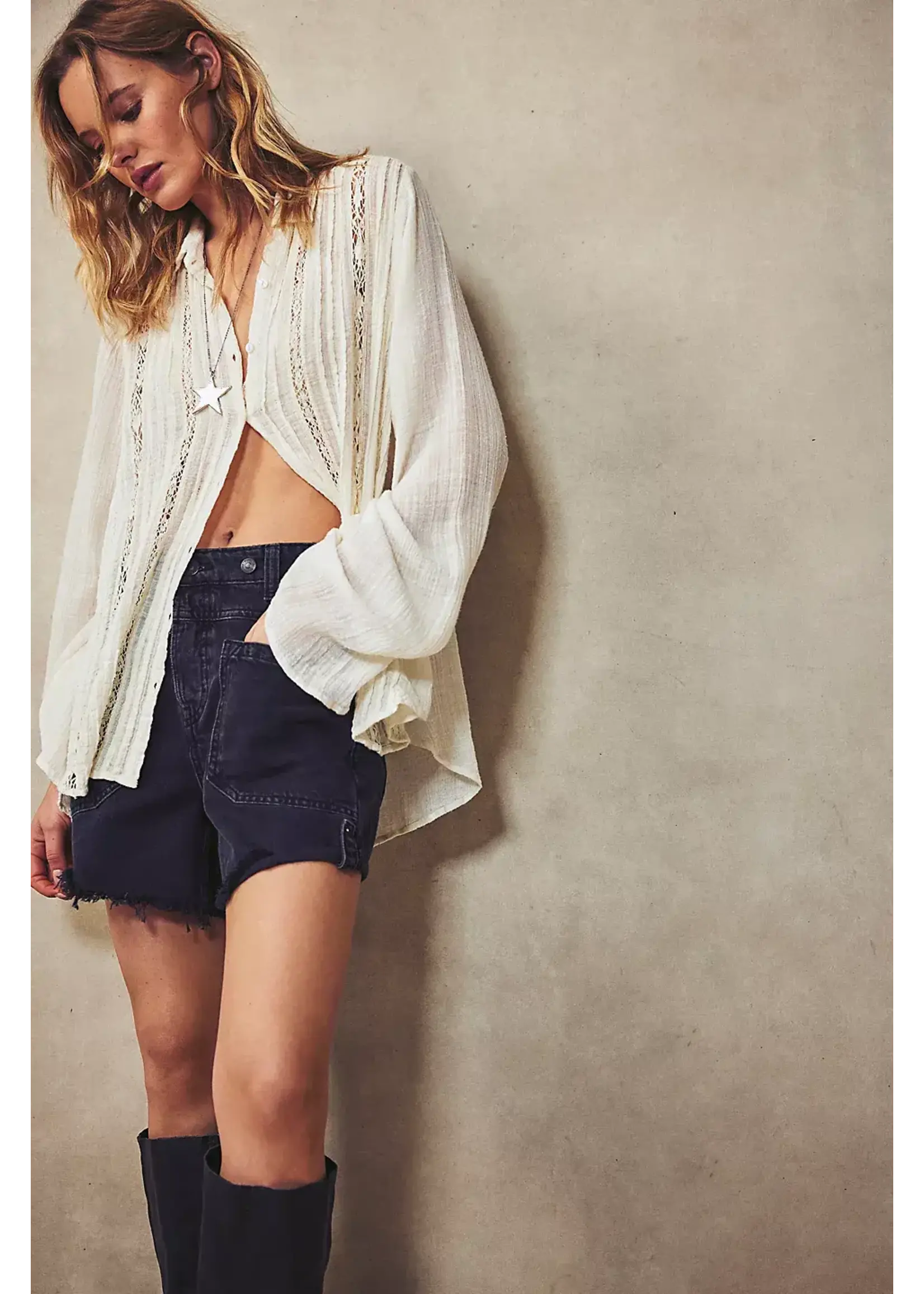 Free People Palmer Short - Outer Space