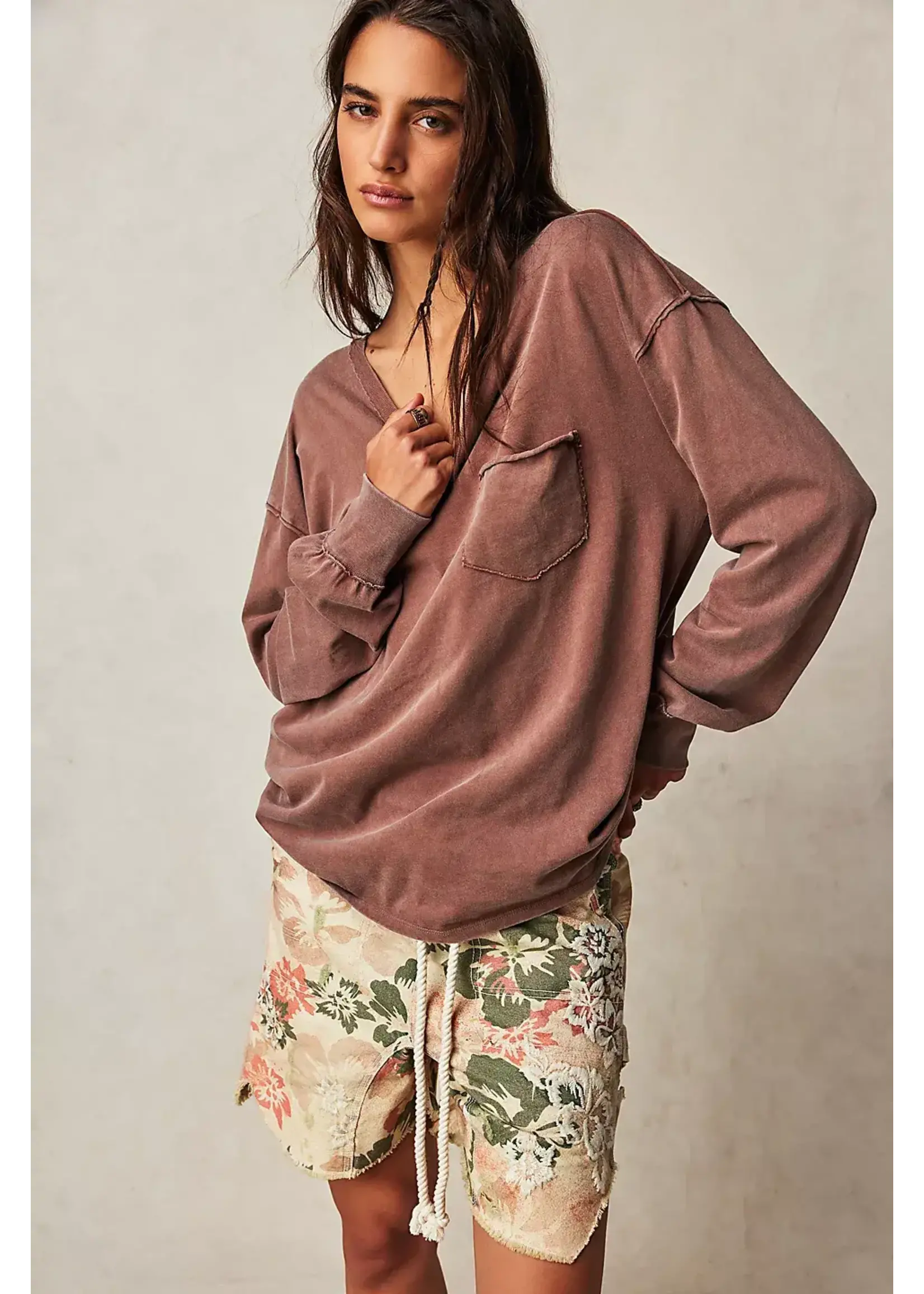 Free People Fade Into You Long Sleeve