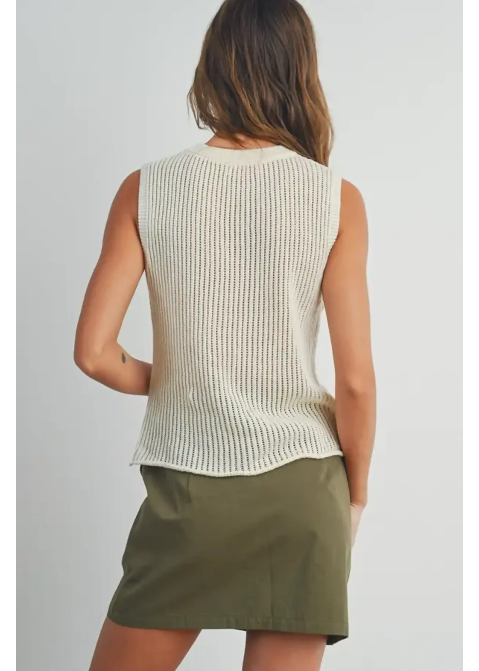 Ivory Sweater Tank