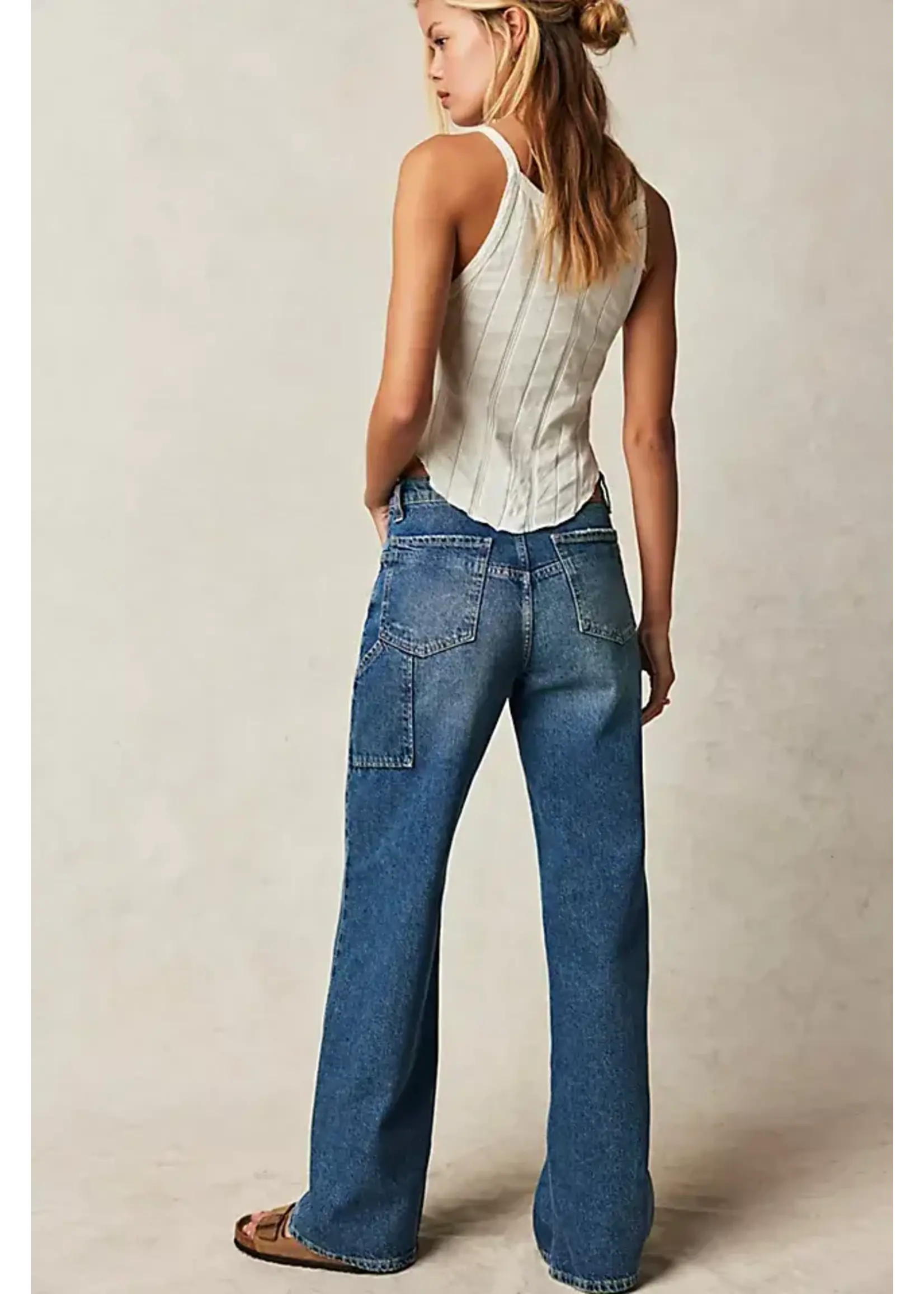 Free People Tinsley Baggy High Rise