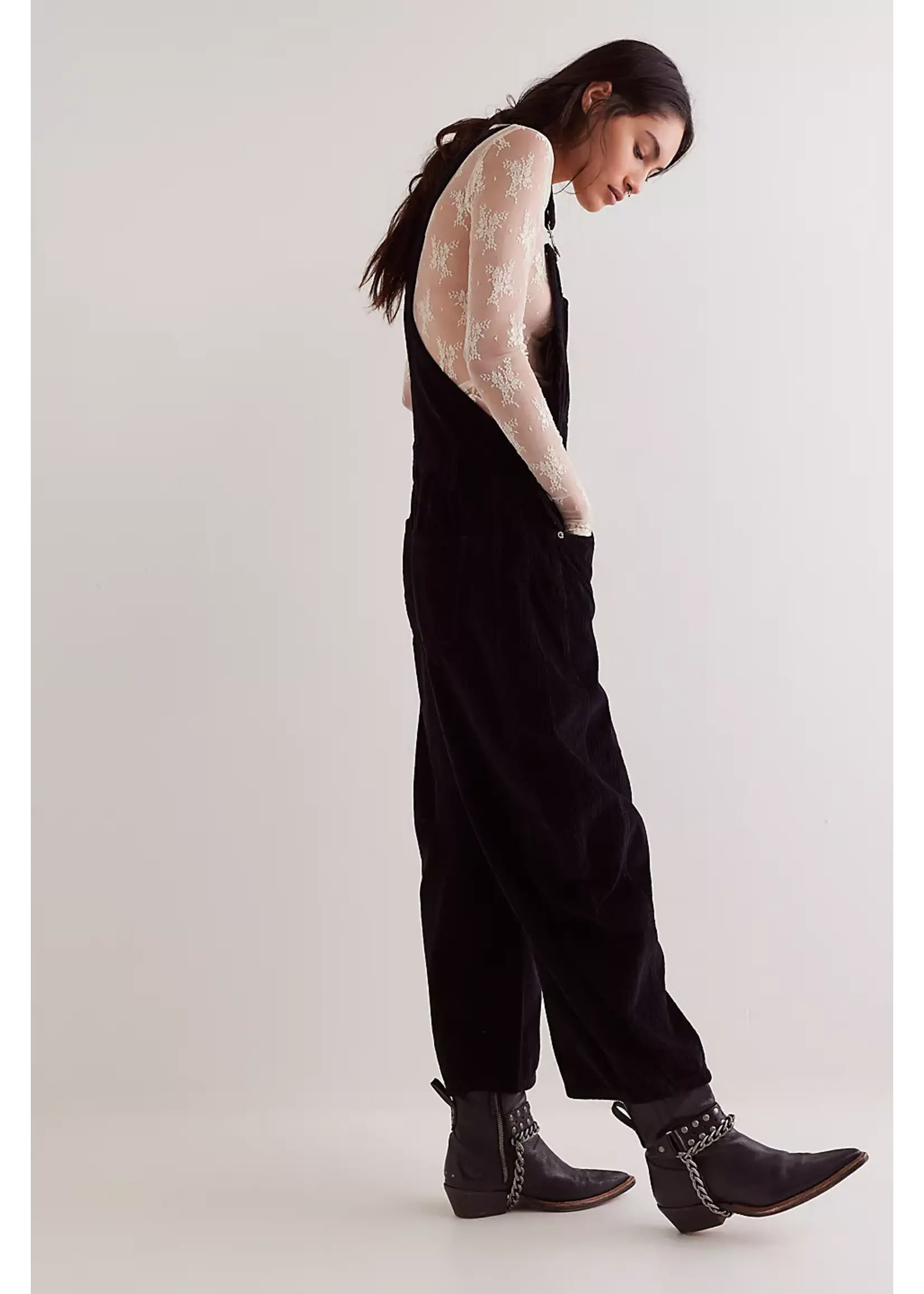 Free People Good Luck Cord Overall