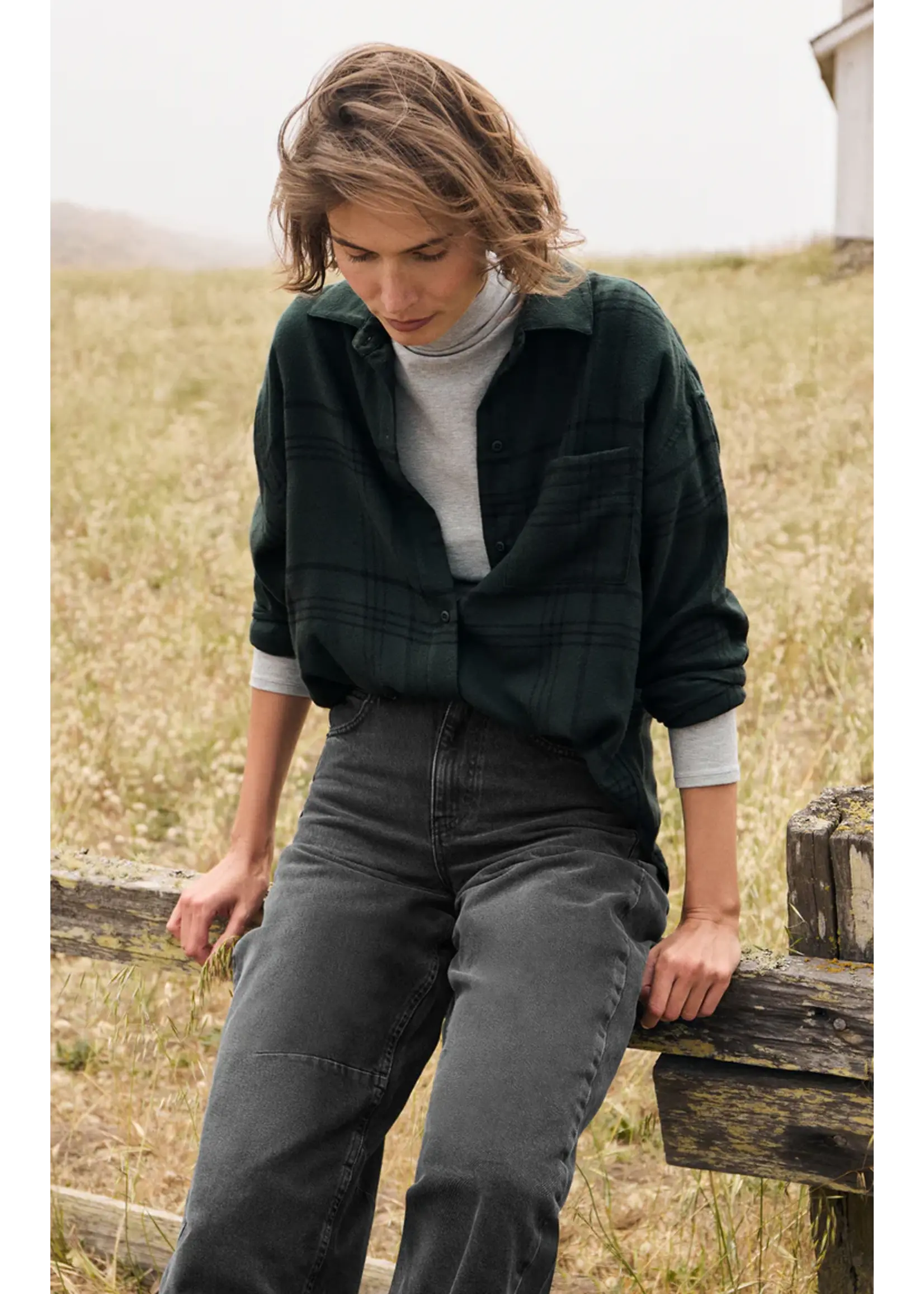 Z Supply River Plaid Button Up