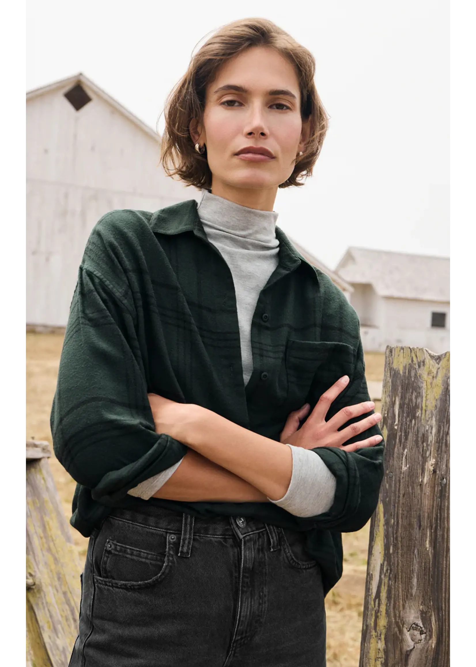 Z Supply River Plaid Button Up