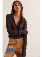 Free people MIDNIGHT 1/2 ZIP