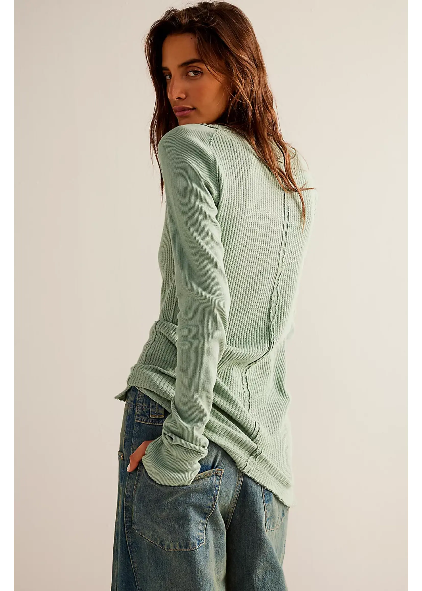 Free People CARE FP HONEY B CREW NECK