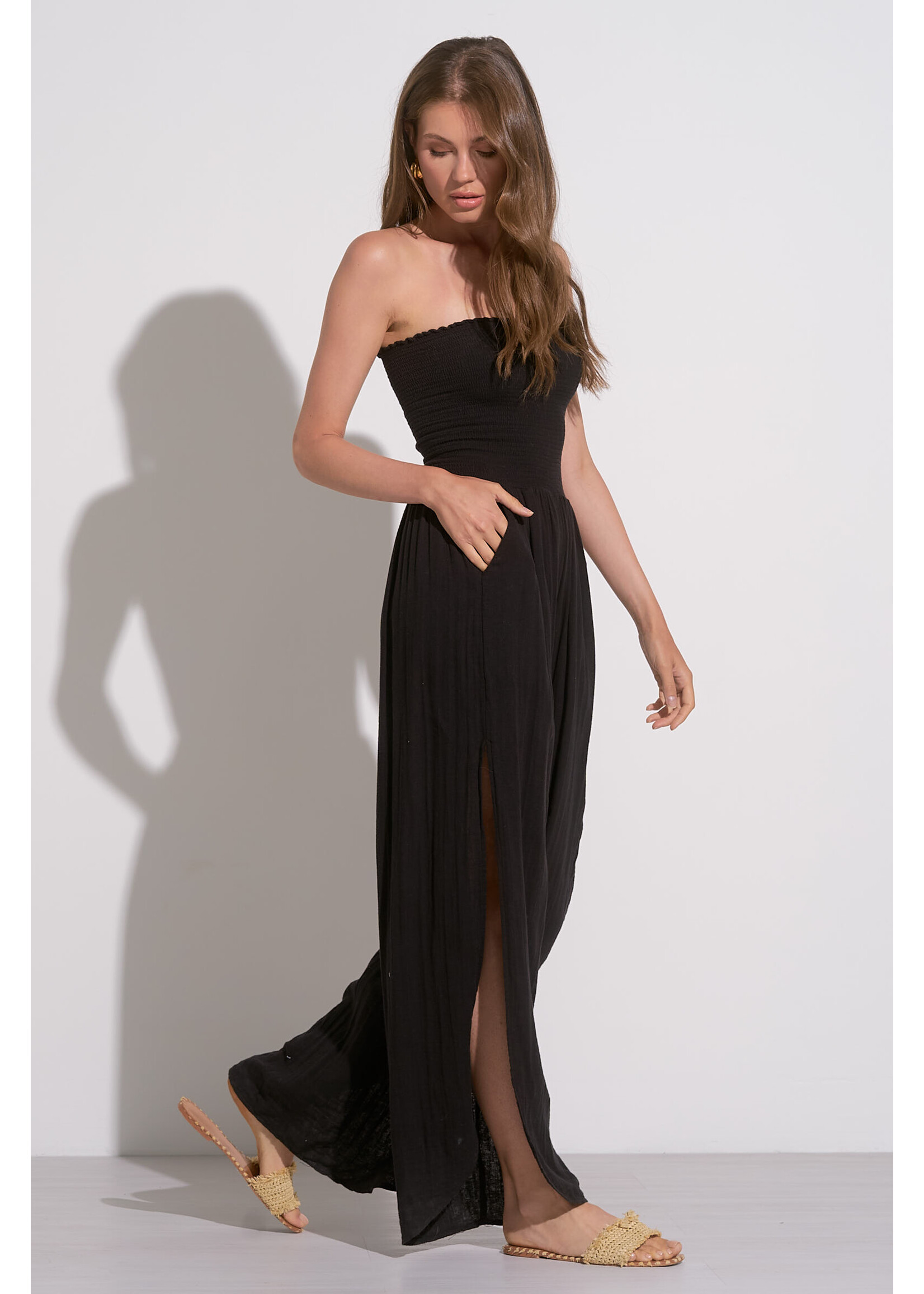 Black Strapless Jumper