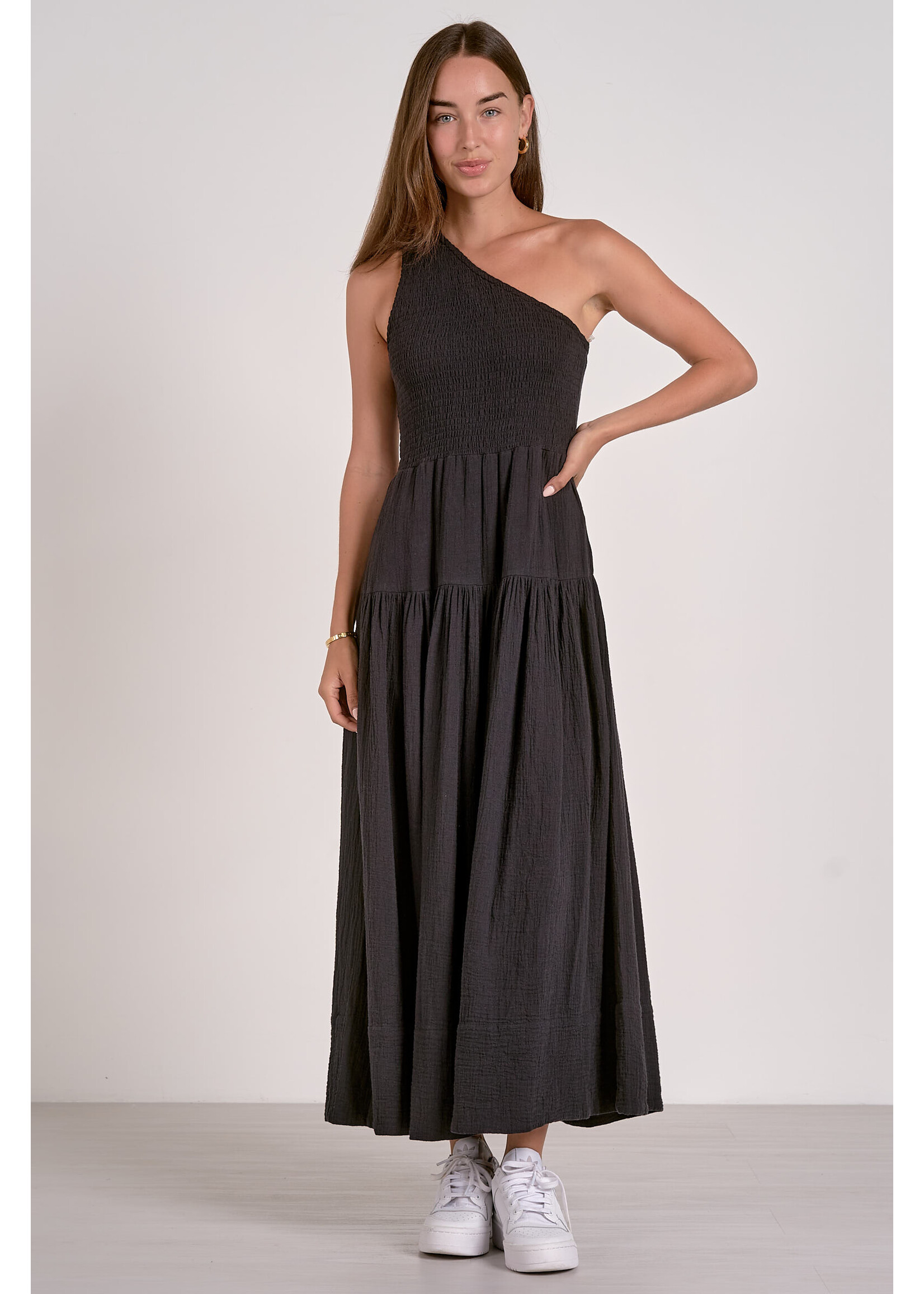 One Shoulder Maxi Dress