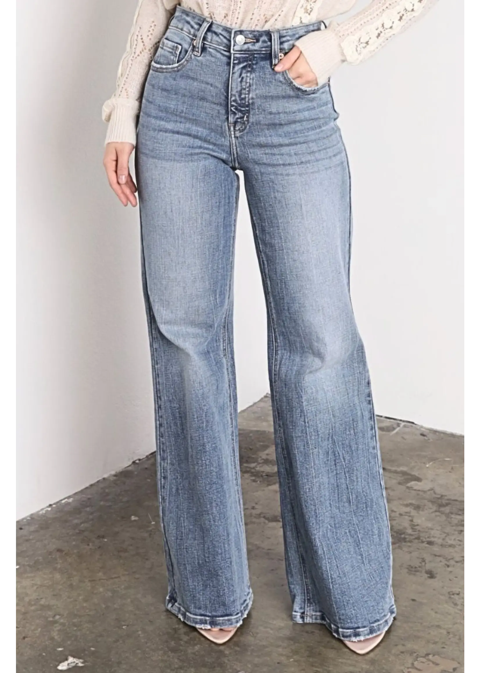 Palazzo Tummy Control Jeans