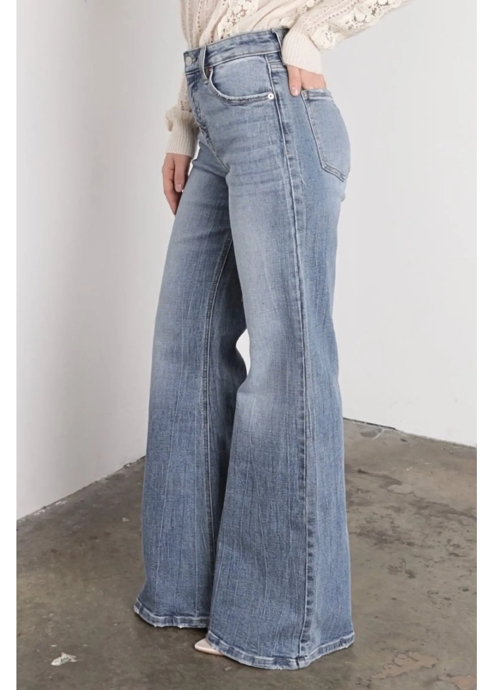 Palazzo Tummy Control Jeans