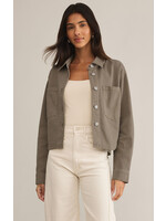 Z Supply All Day Cropped Denim Jacket