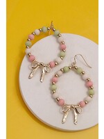 Pastel bow earring