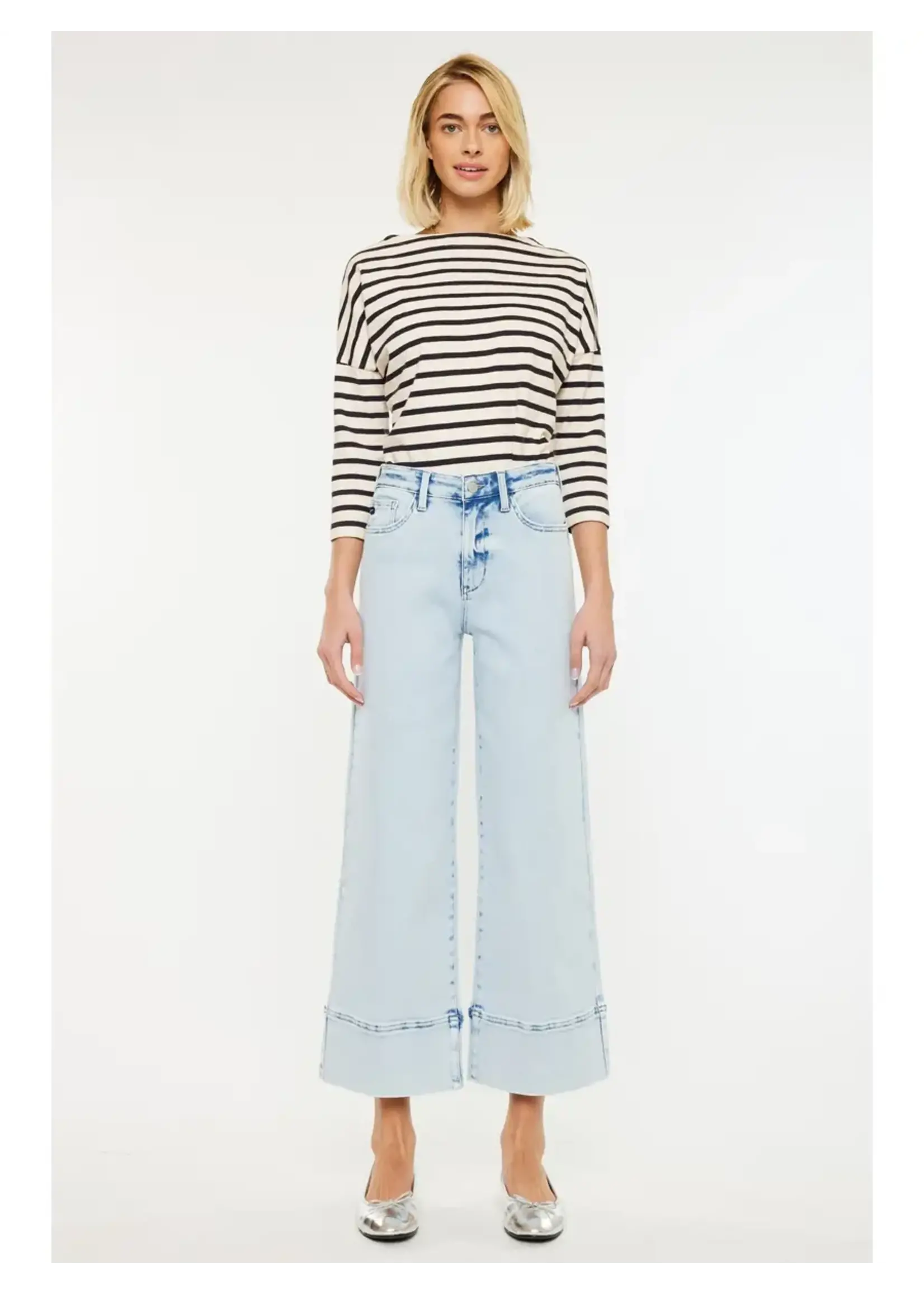 Mel Cropped Wide Leg