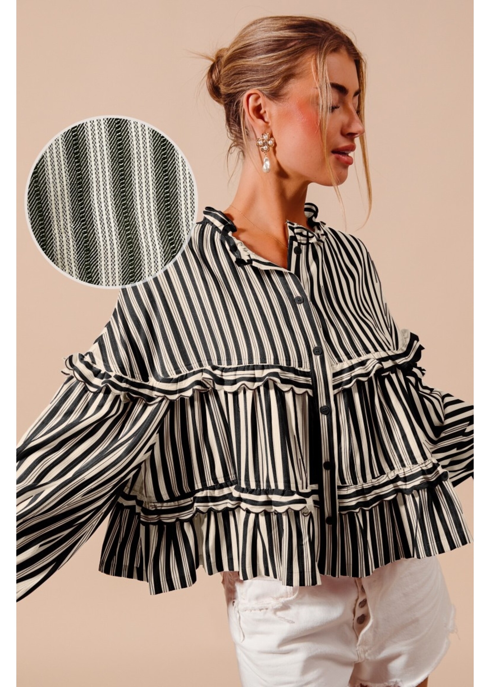 BOHO Top Stripe