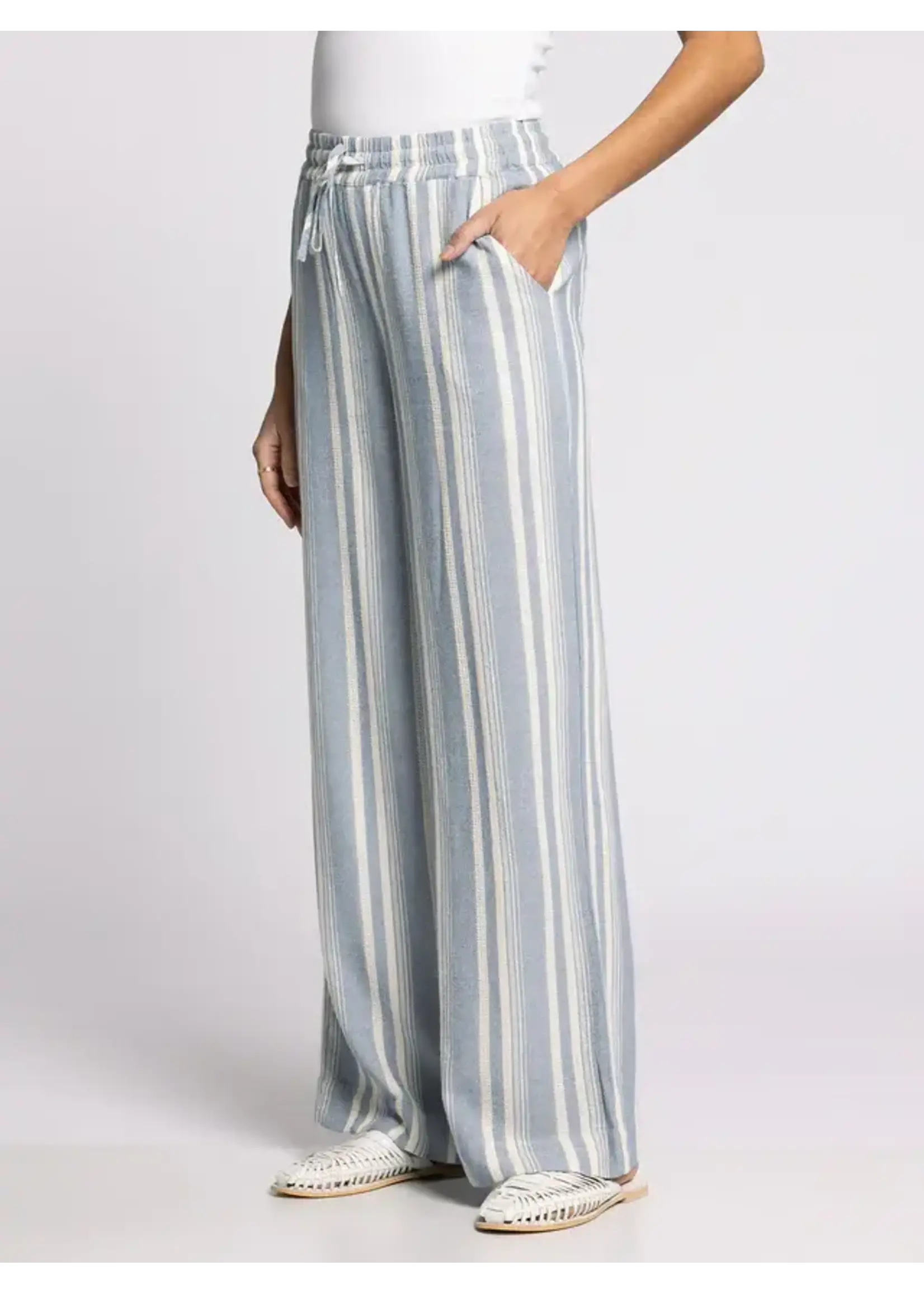 Benny Pants Ivory Blue