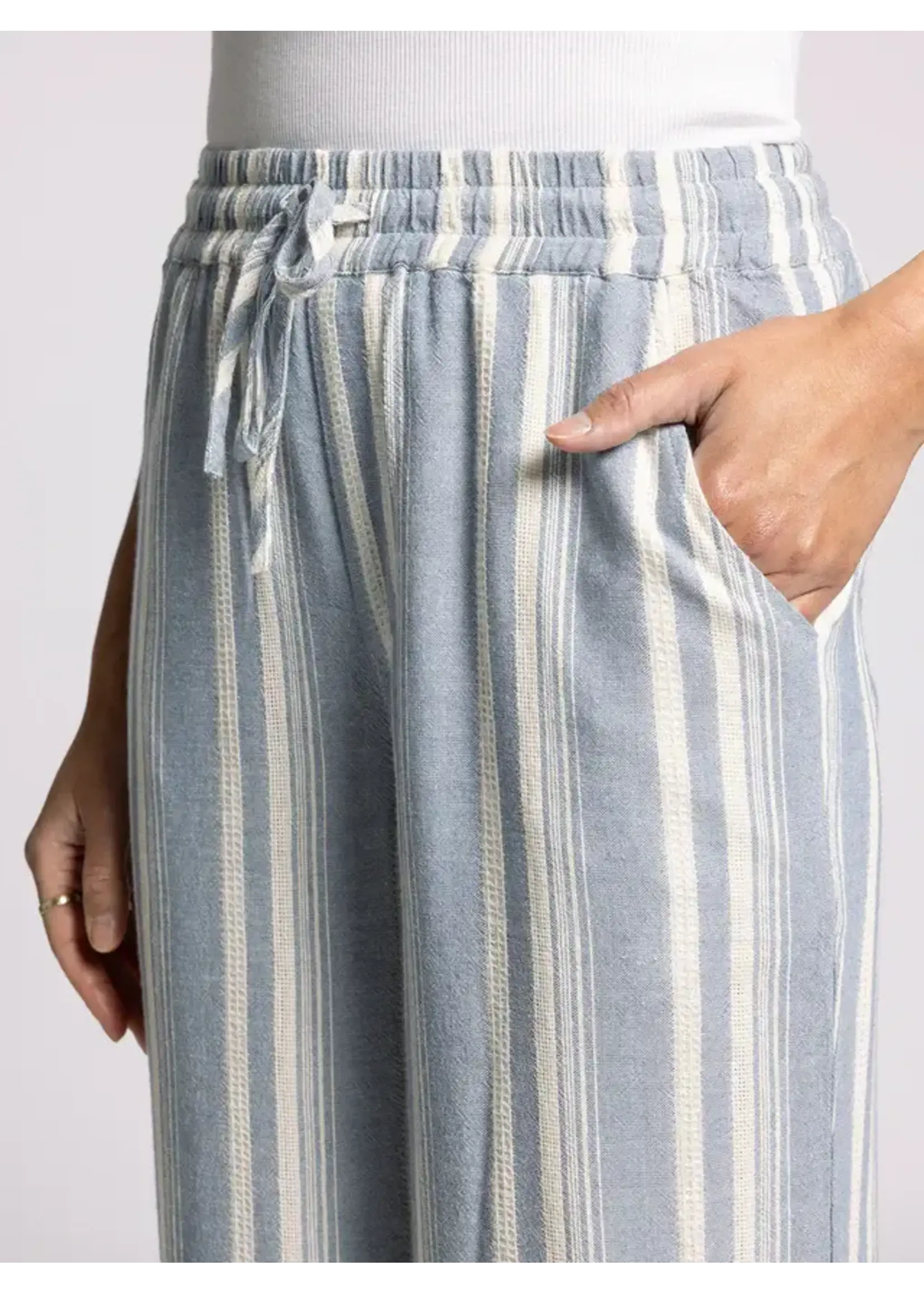 Benny Pants Ivory Blue