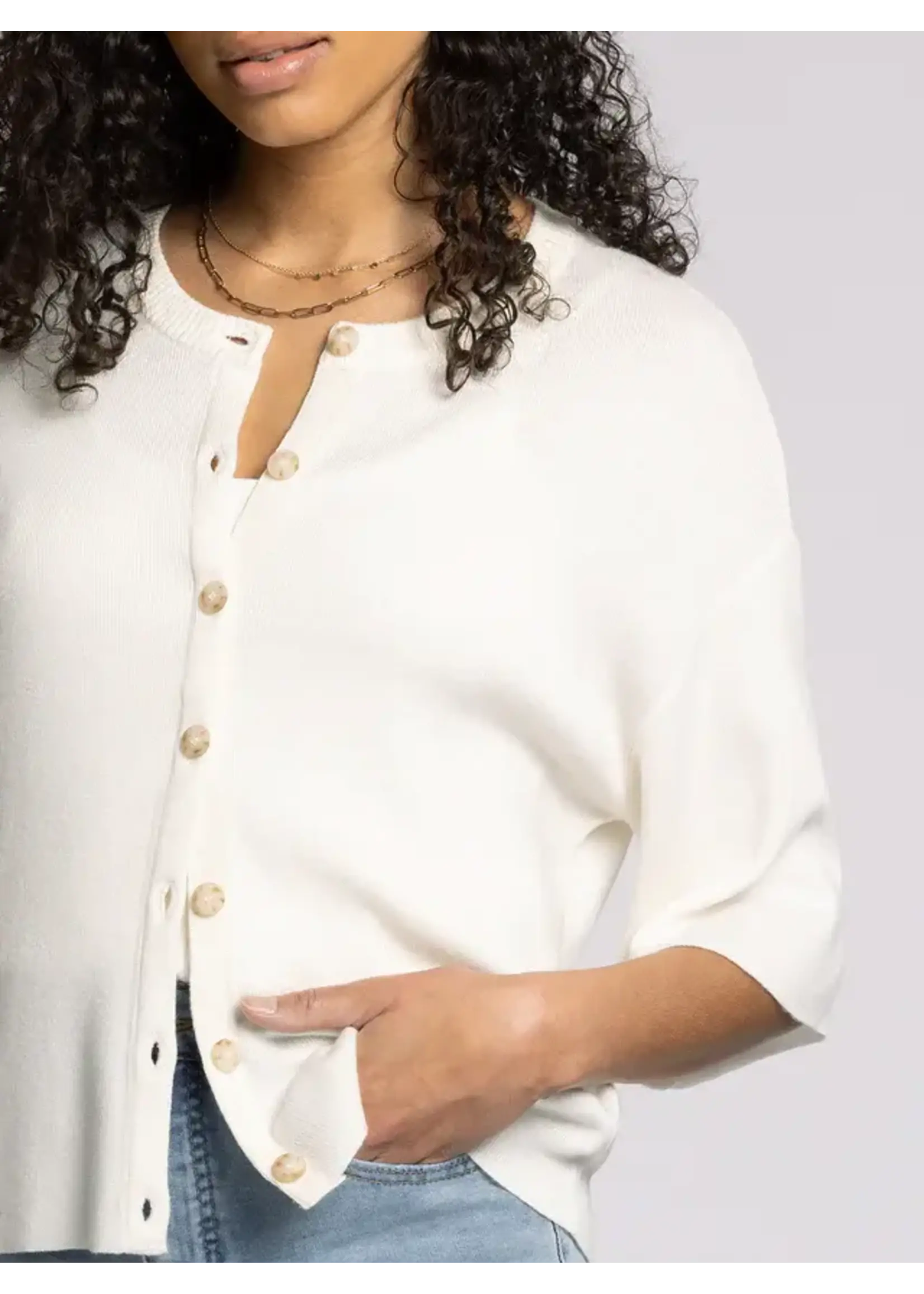 Alyssa Cardigan White