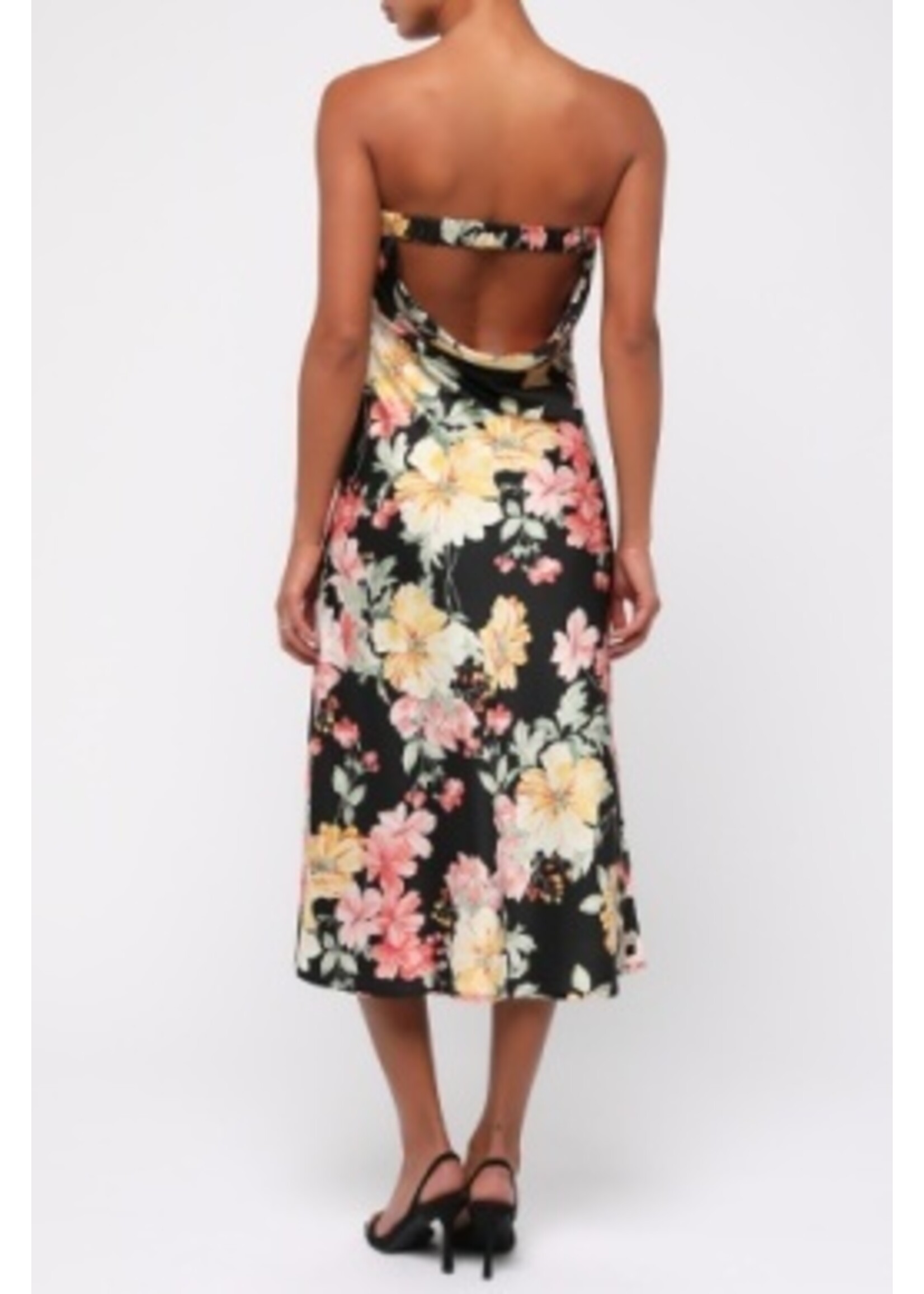 Aire Strapless Midi Dress