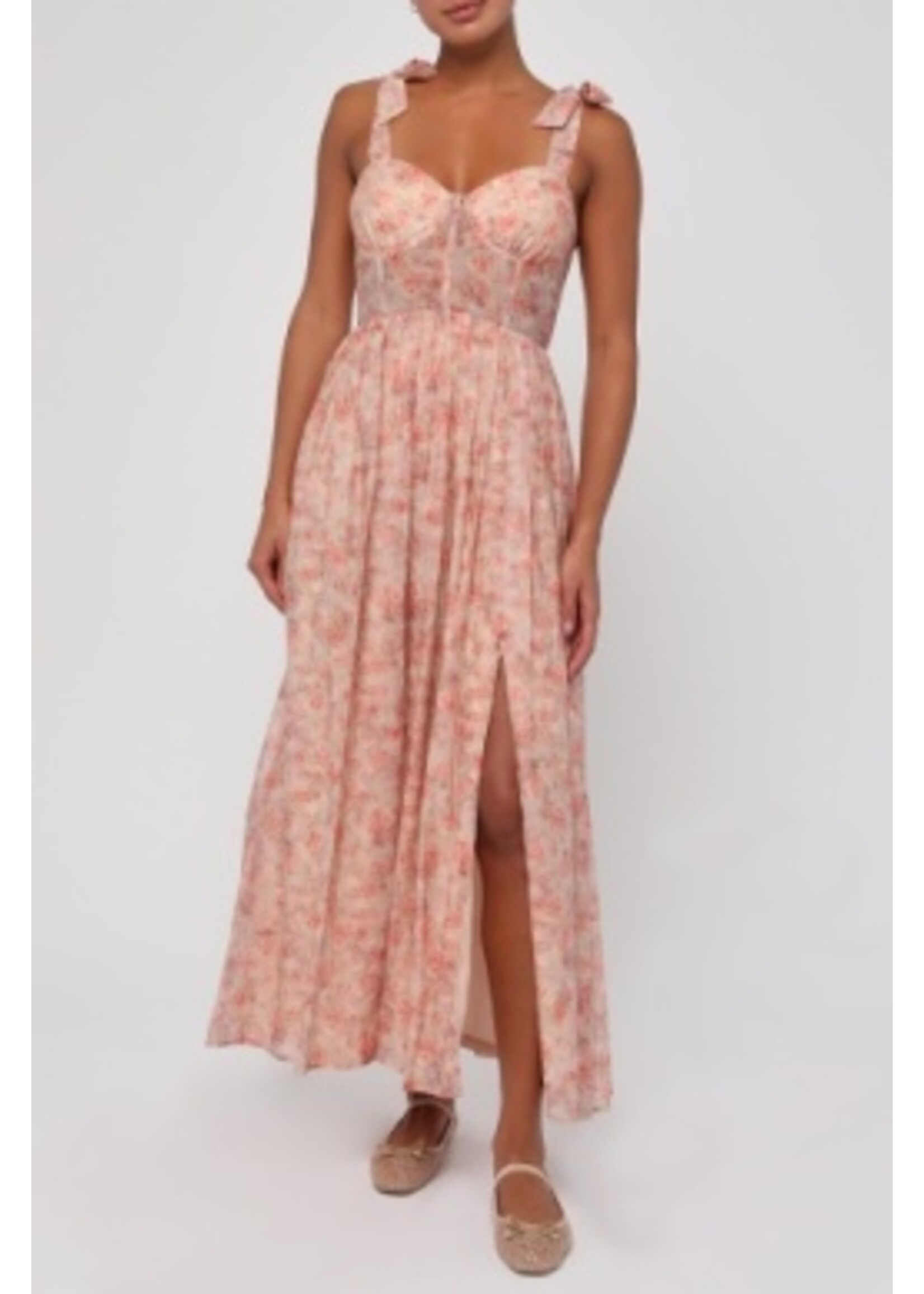 Leighton Tie Shoulder Midi Dress