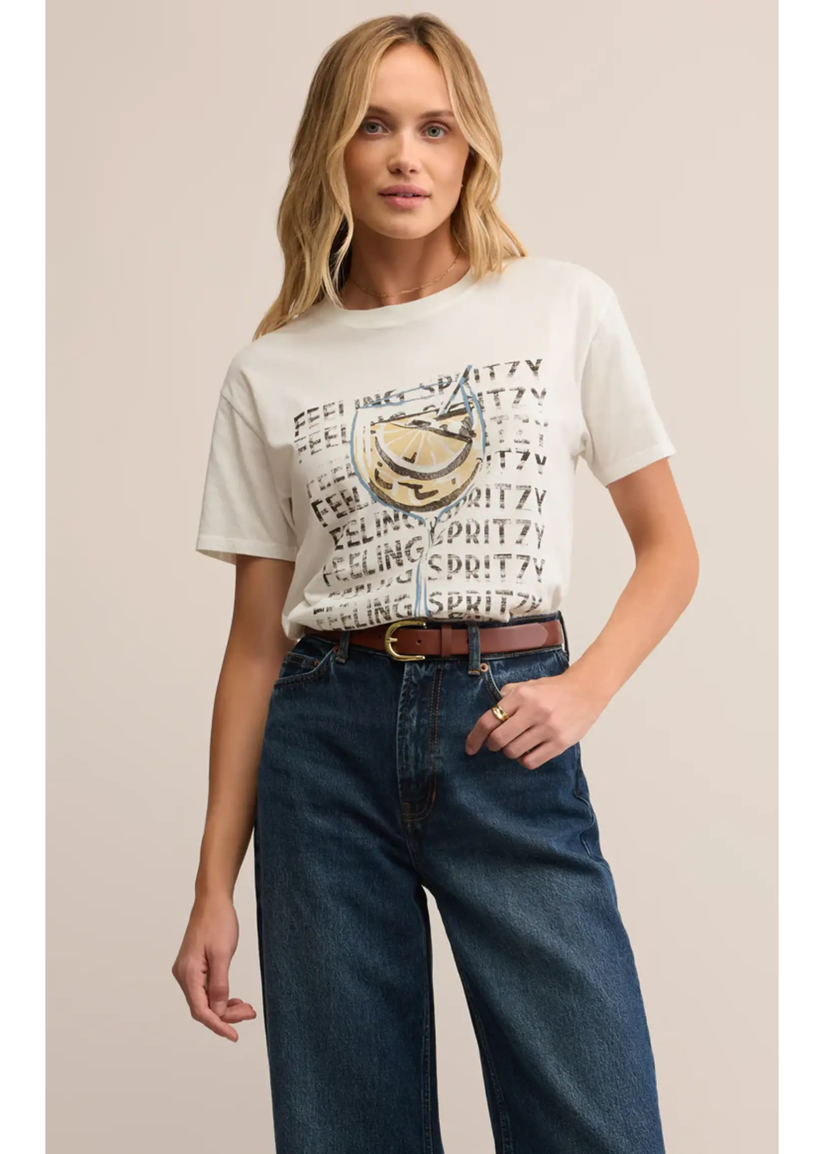 Spritzy Boyfriend Tee Sea Salt