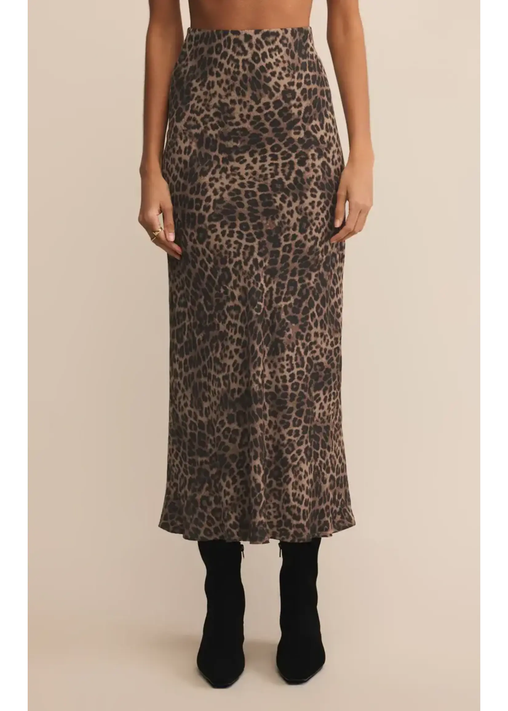 Izabel Leopard Skirt
