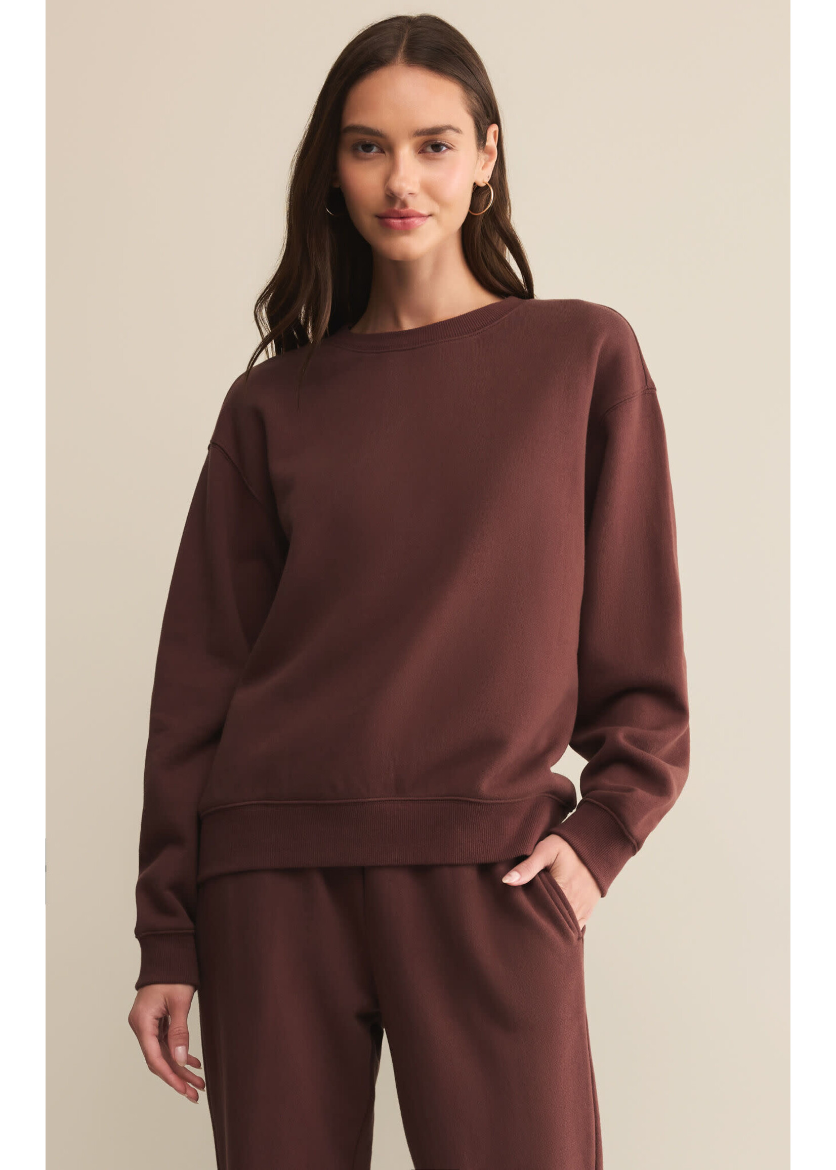 Boyfriend Cotton Sweatshirt