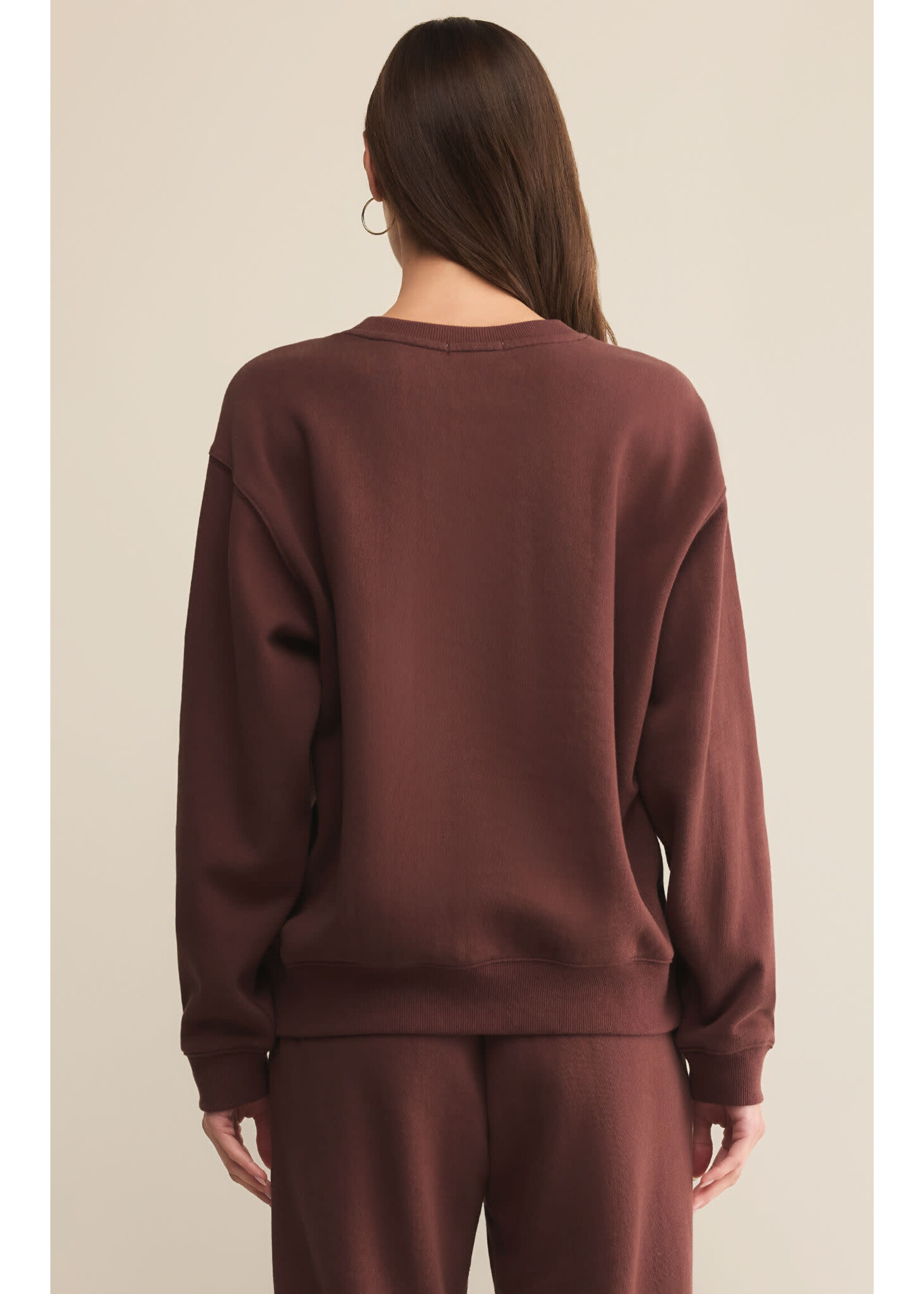 Boyfriend Cotton Sweatshirt