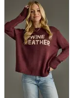 Wine Weather Sweater