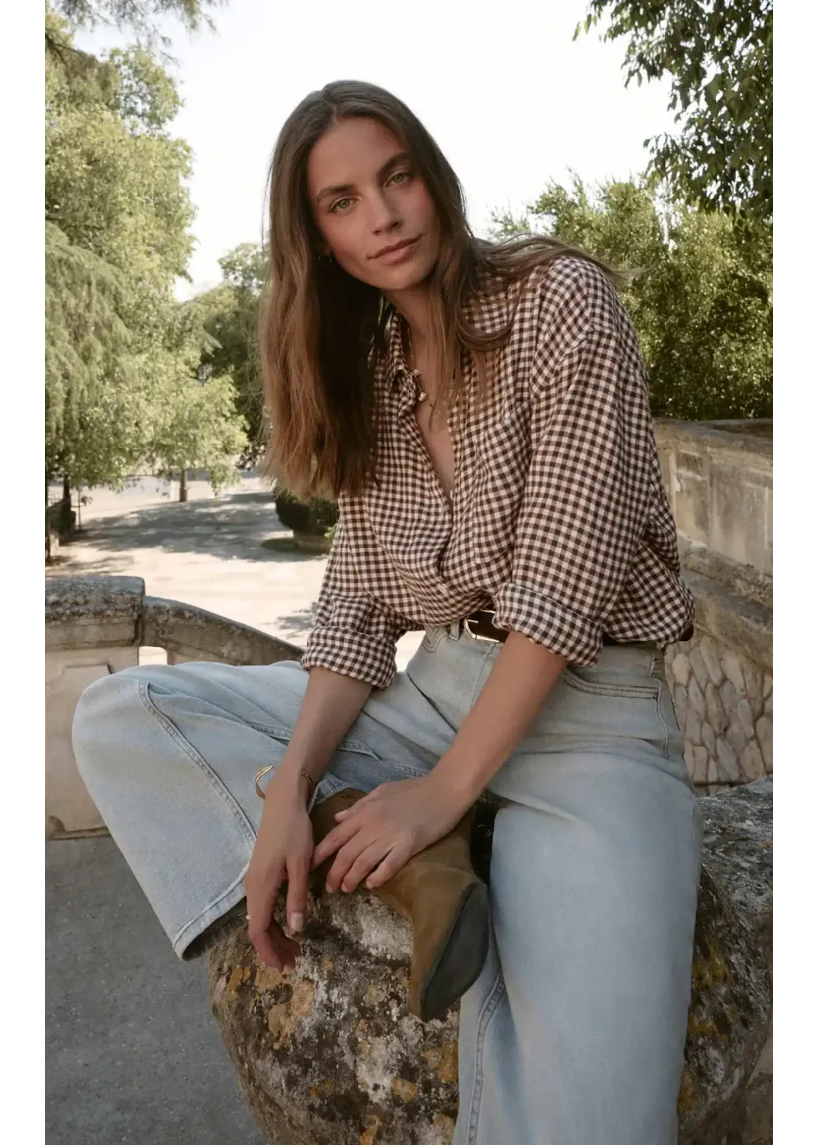 River Plaid Button Up