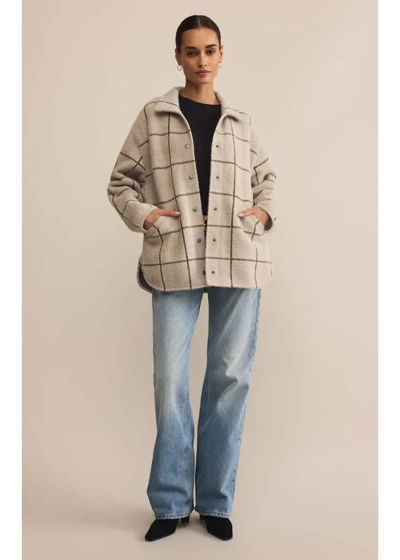 Z Supply Bronx Plaid Jacket