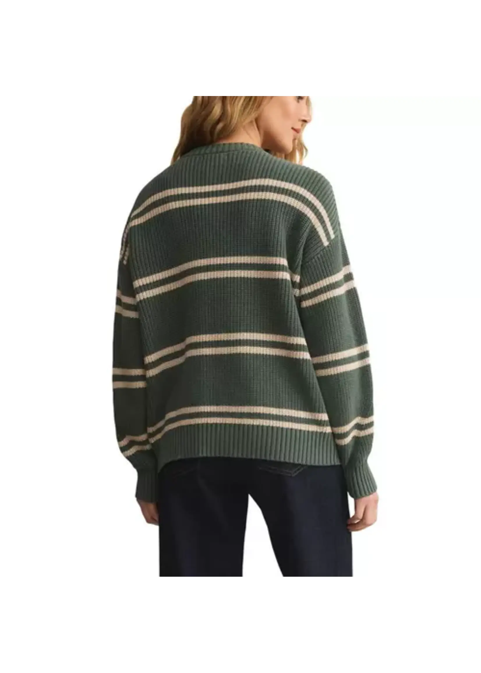 Boyfriend Striped Cardigan