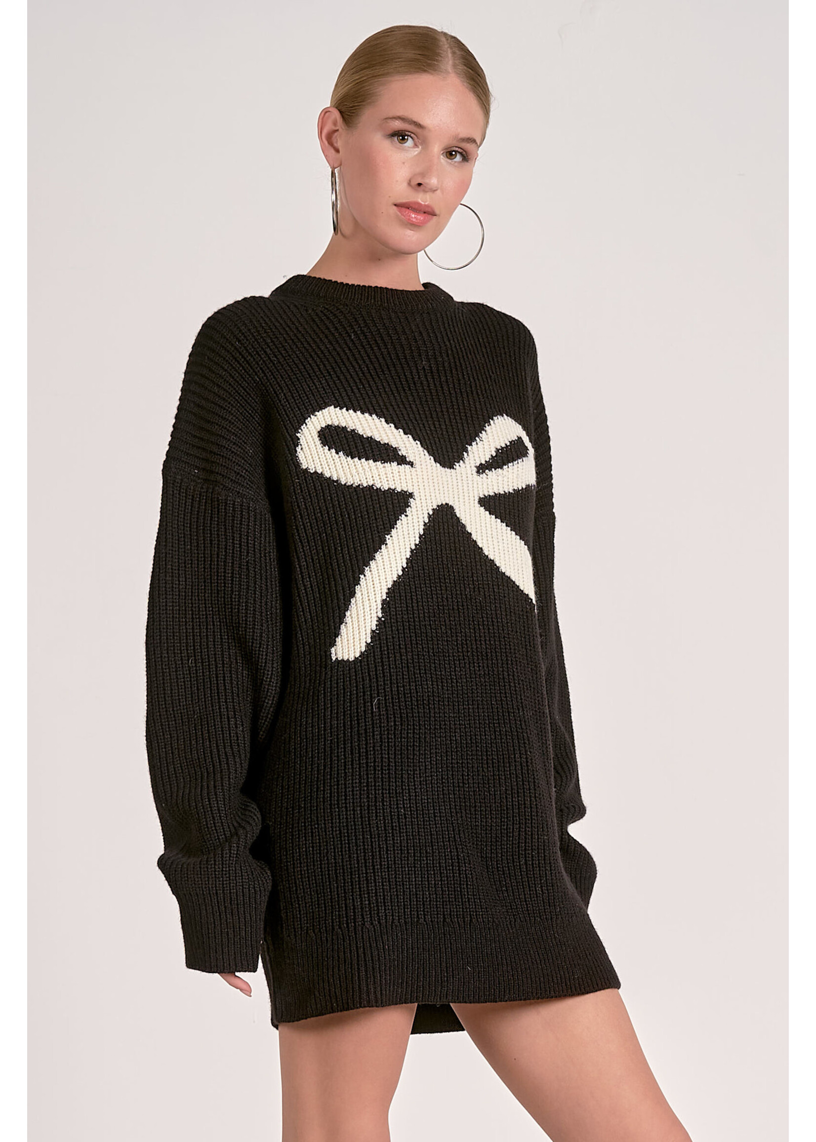 Bow Sweater Dress