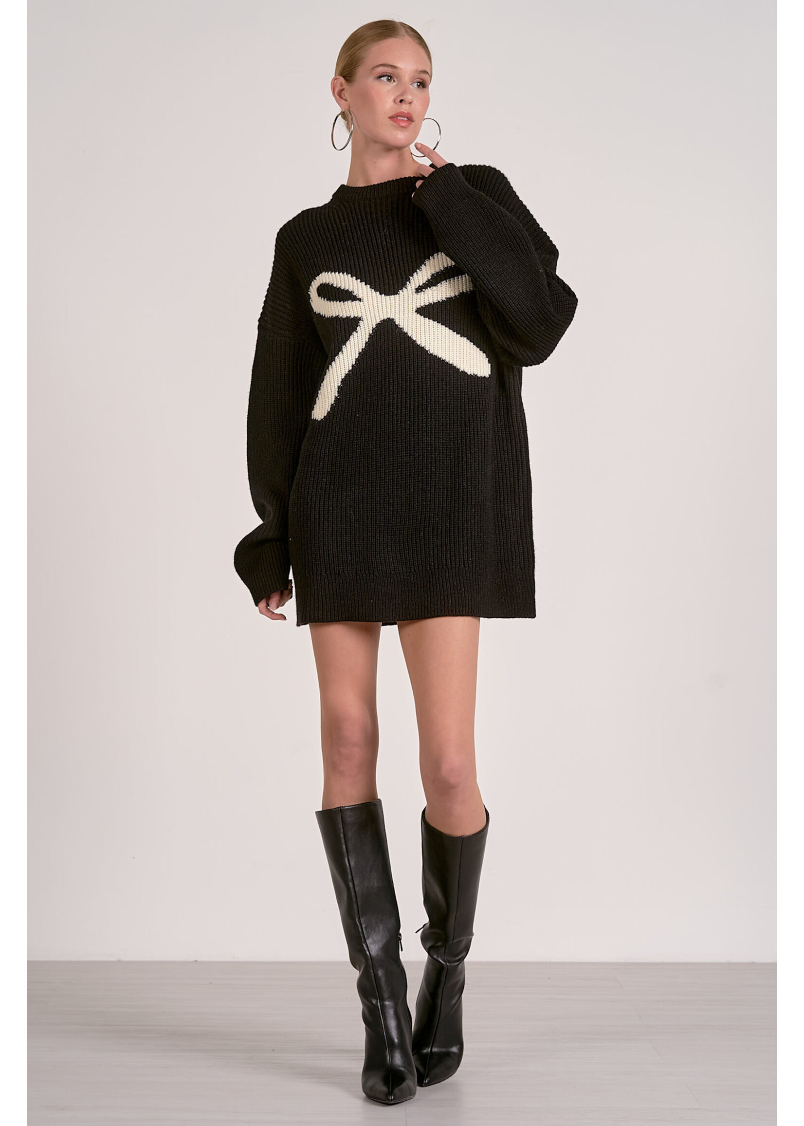 Bow Sweater Dress