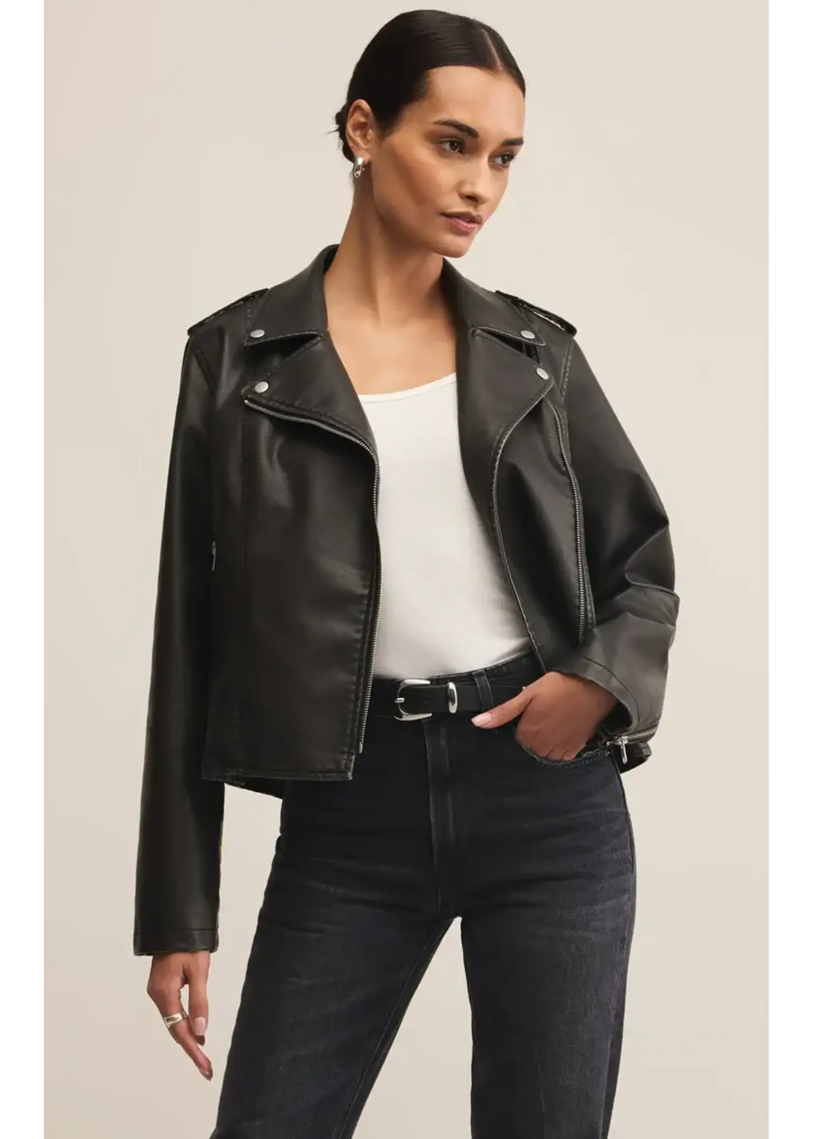 Alchemy Moto Faux LeatherJacket