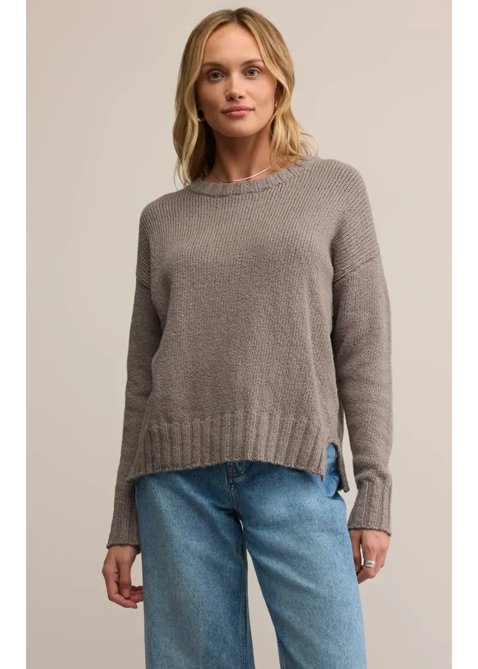 BECK TEXTURED COTTON SWEATER