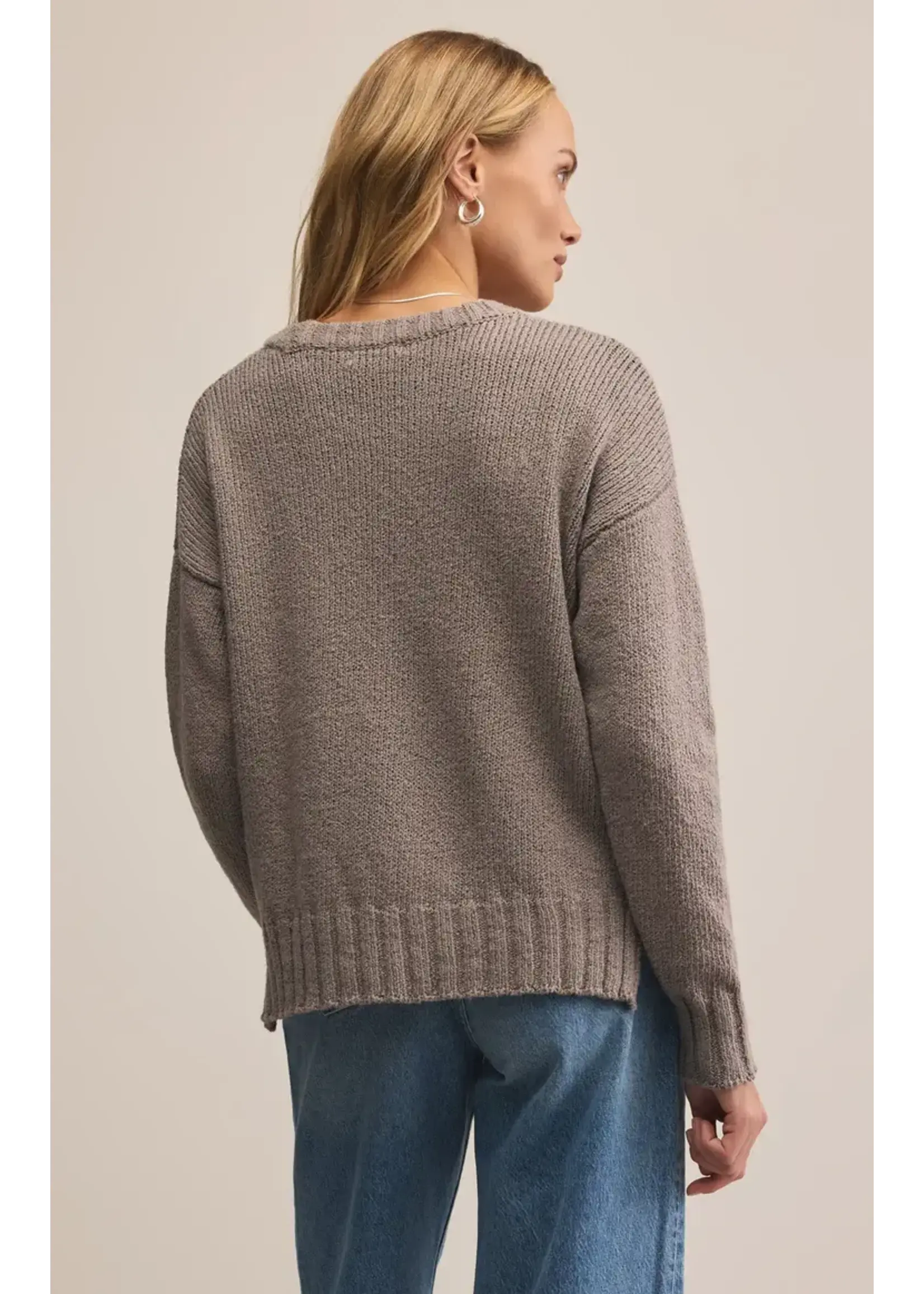 BECK TEXTURED COTTON SWEATER