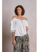 White off shoulder blouse