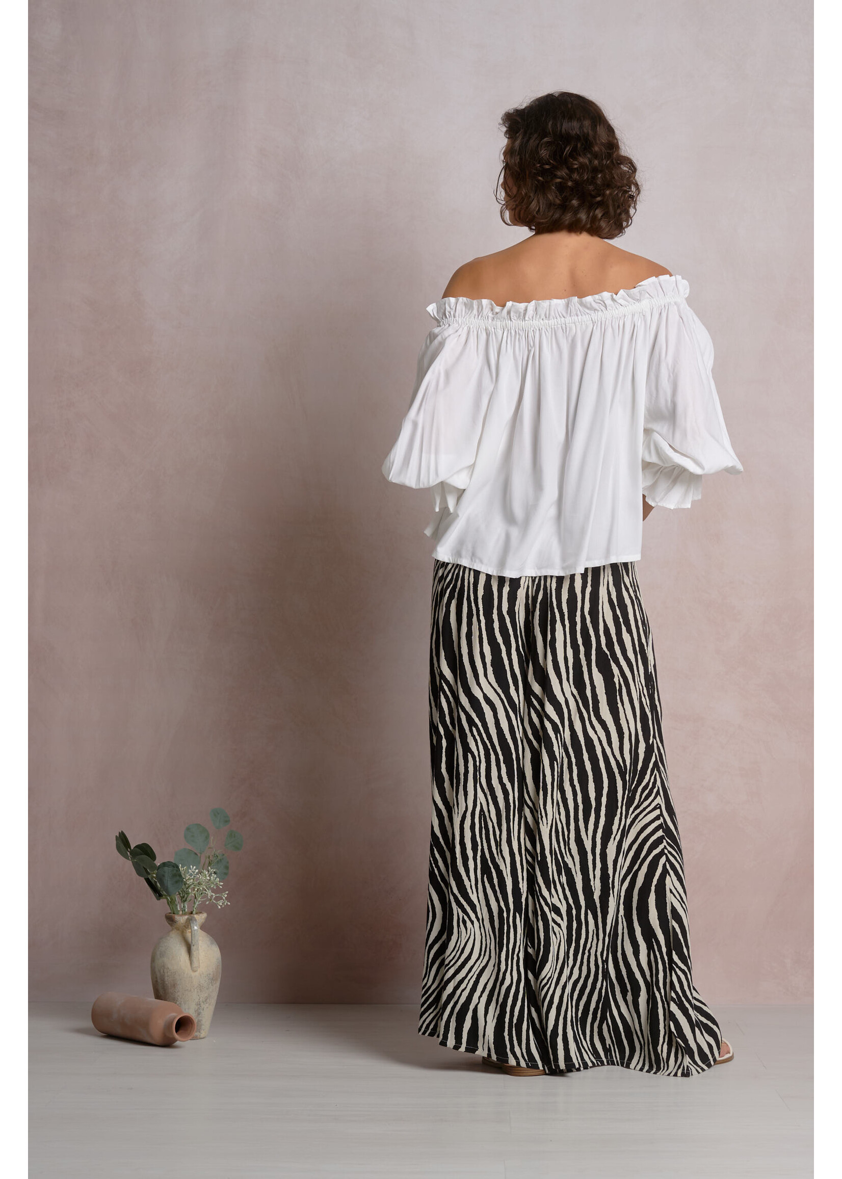 White off shoulder blouse