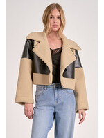 Leather/Sherpa Jacket