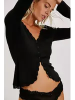 Free People Big Love Rib Cardi