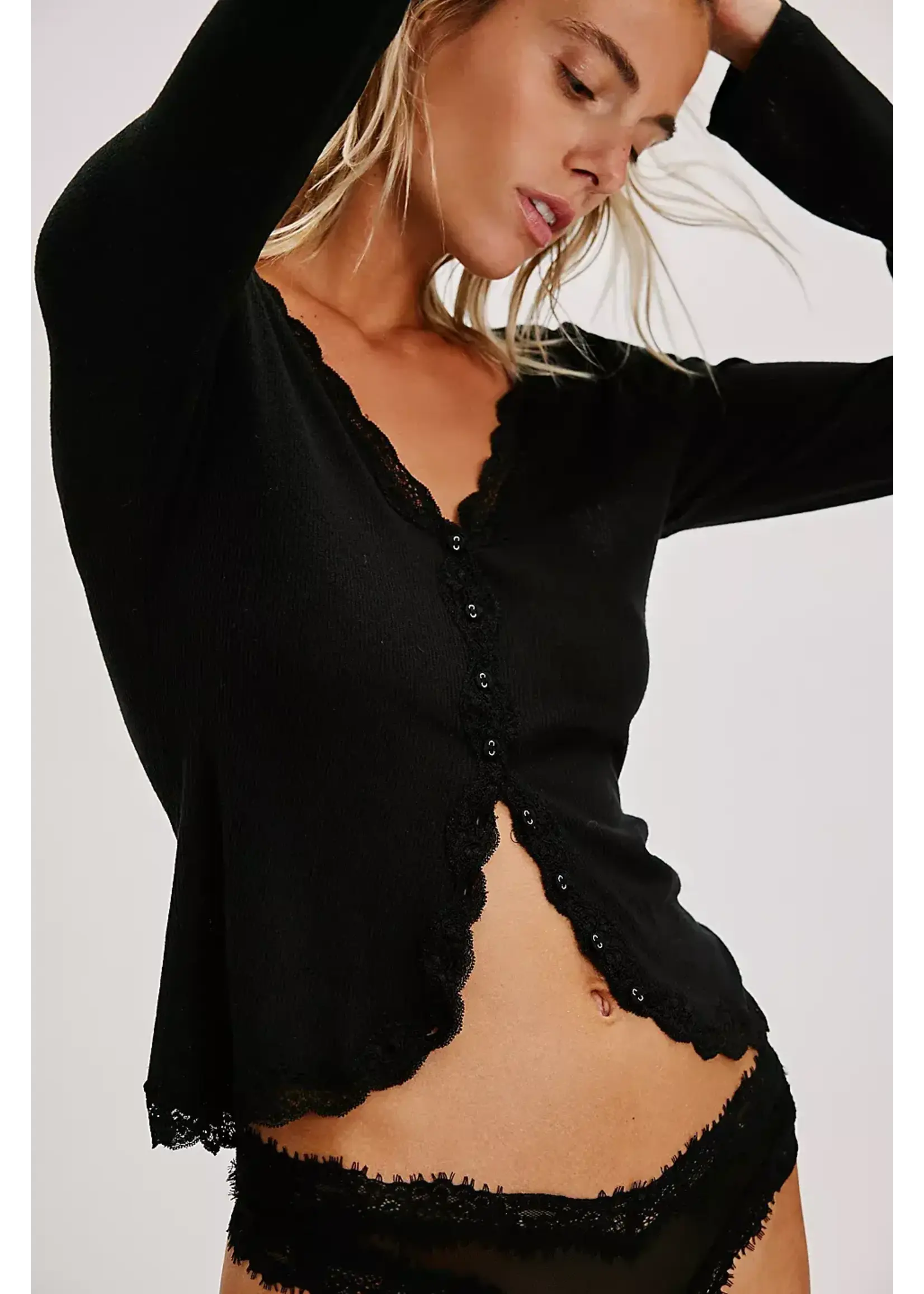 Free People Big Love Rib Cardi