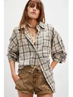 Free People ASHLEY PLAID SHIRT