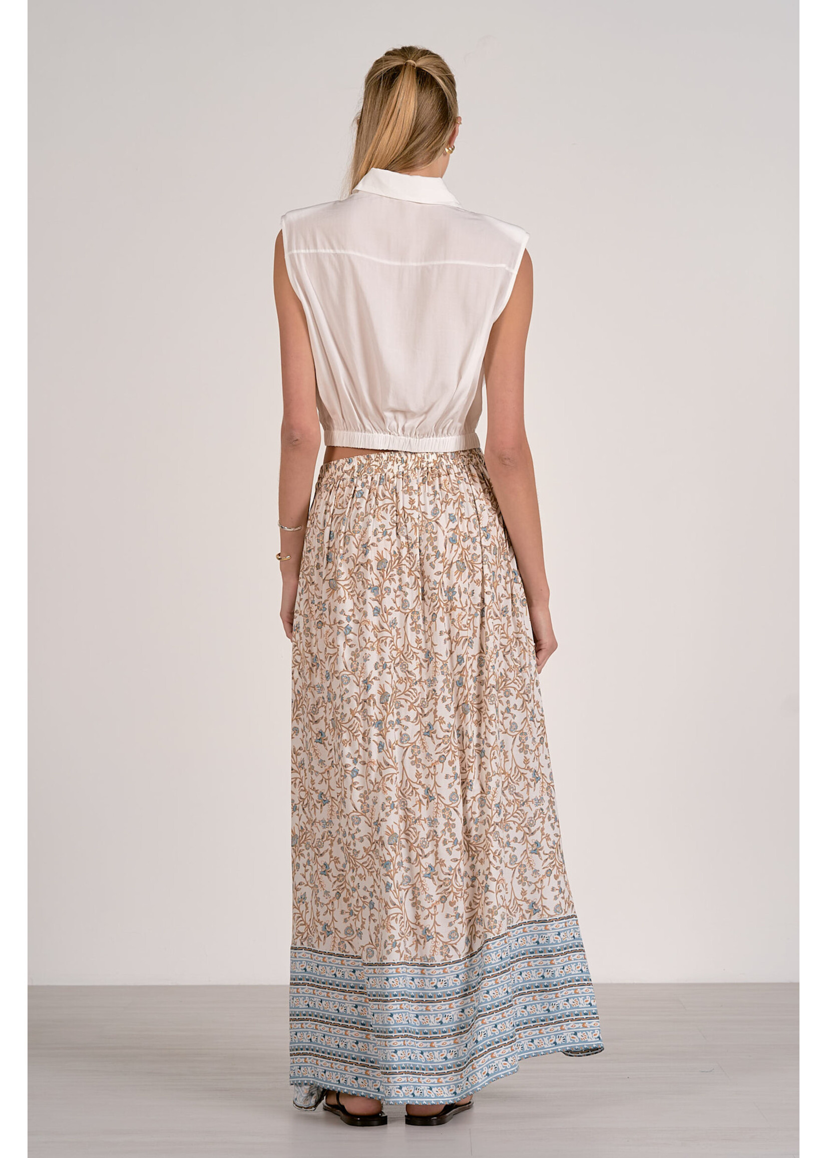 Sleeveless Collared Tank