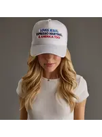 Loves Jesus, Espresso Martinis & America Too Trucker Hat