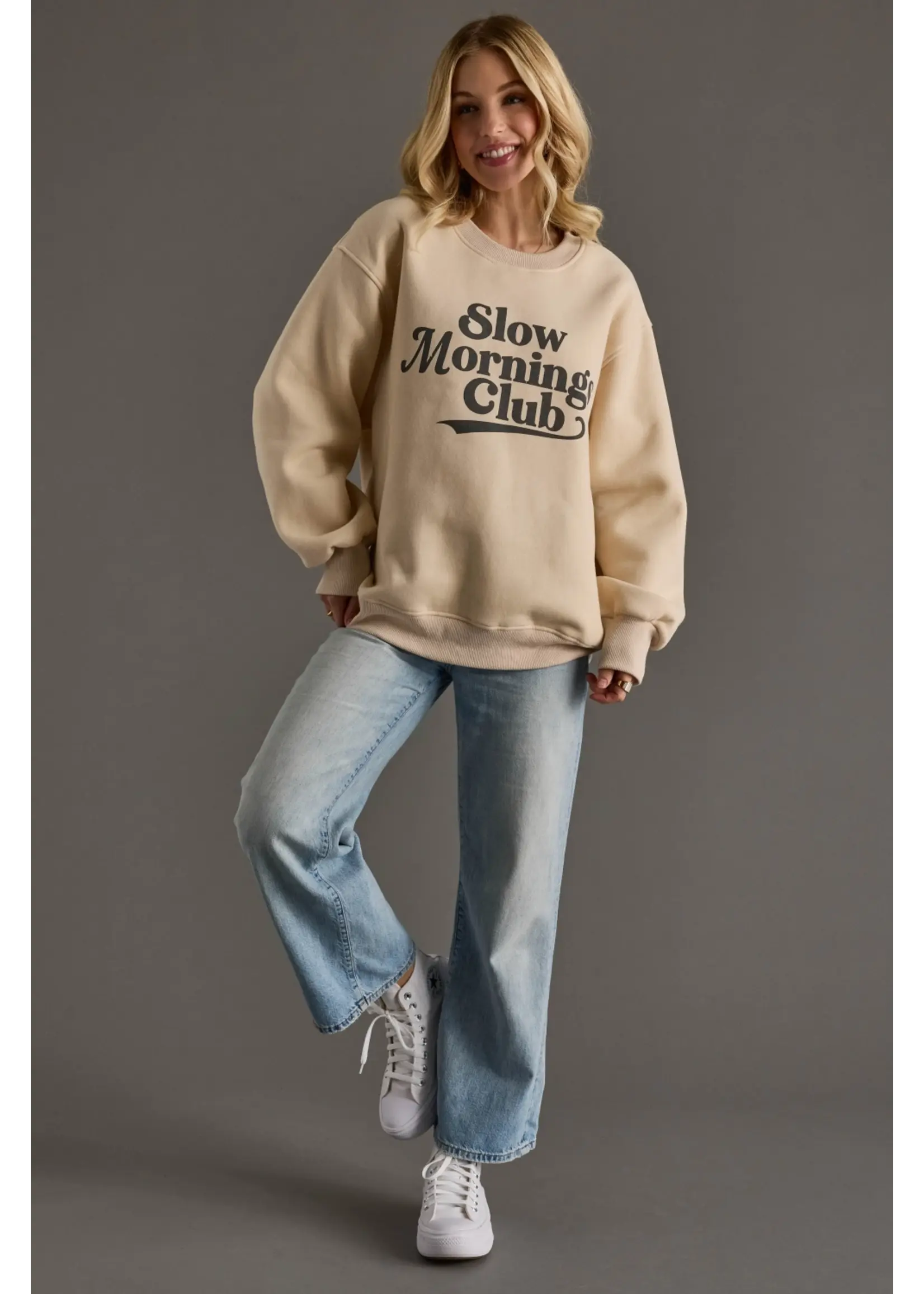 Slow Mornings Club Sweatshirt