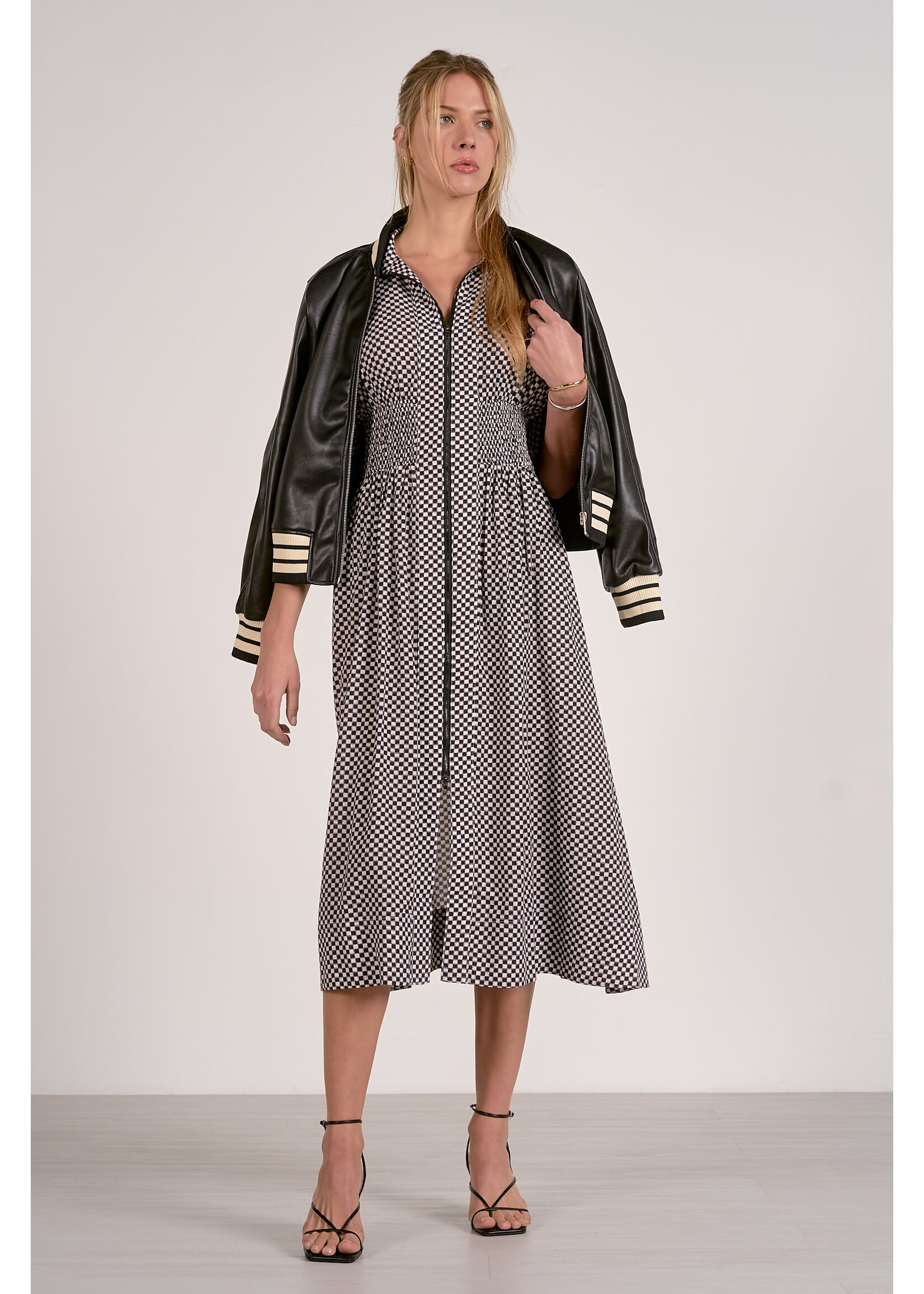 Trimmed Bomber Jacket